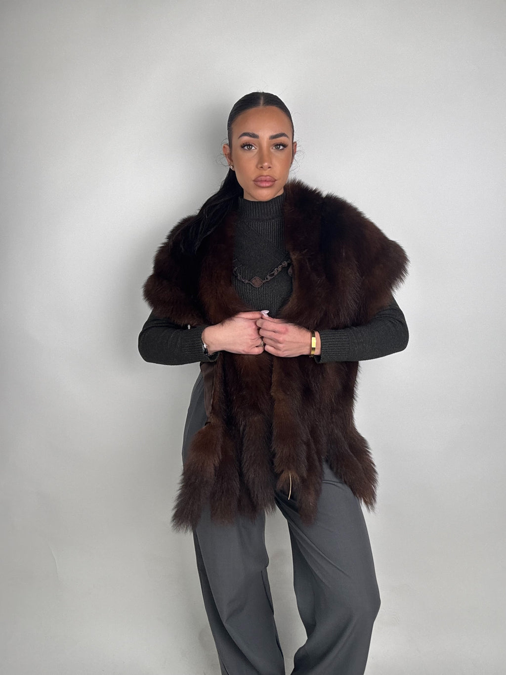 Mink Bomber Jacket