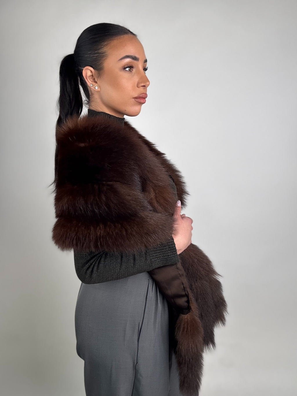 Mink Bomber Jacket