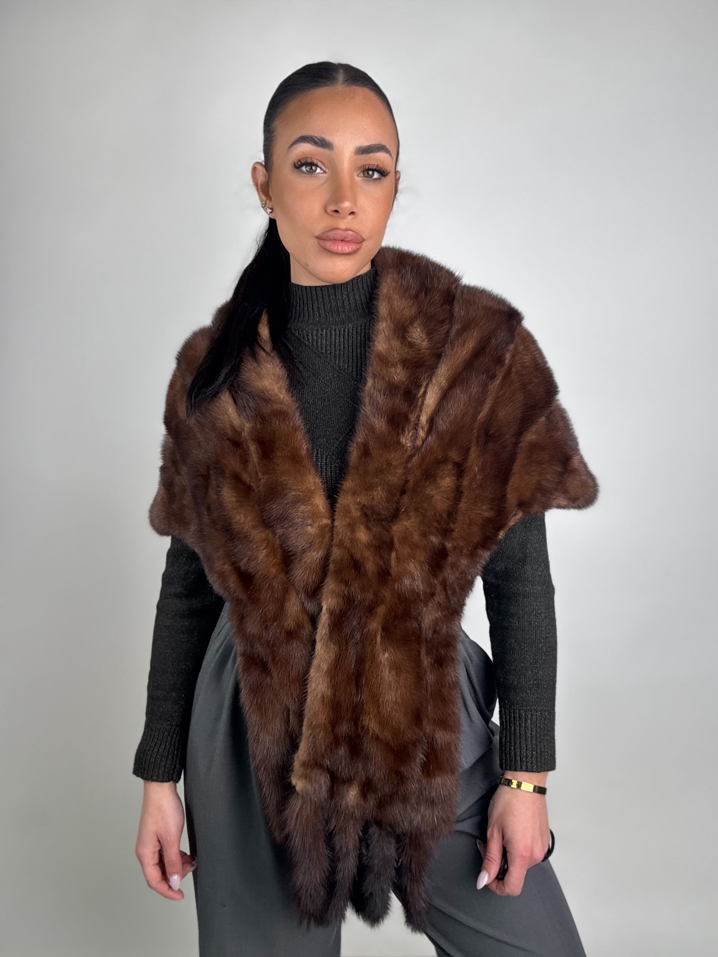 Mink Bomber Jacket