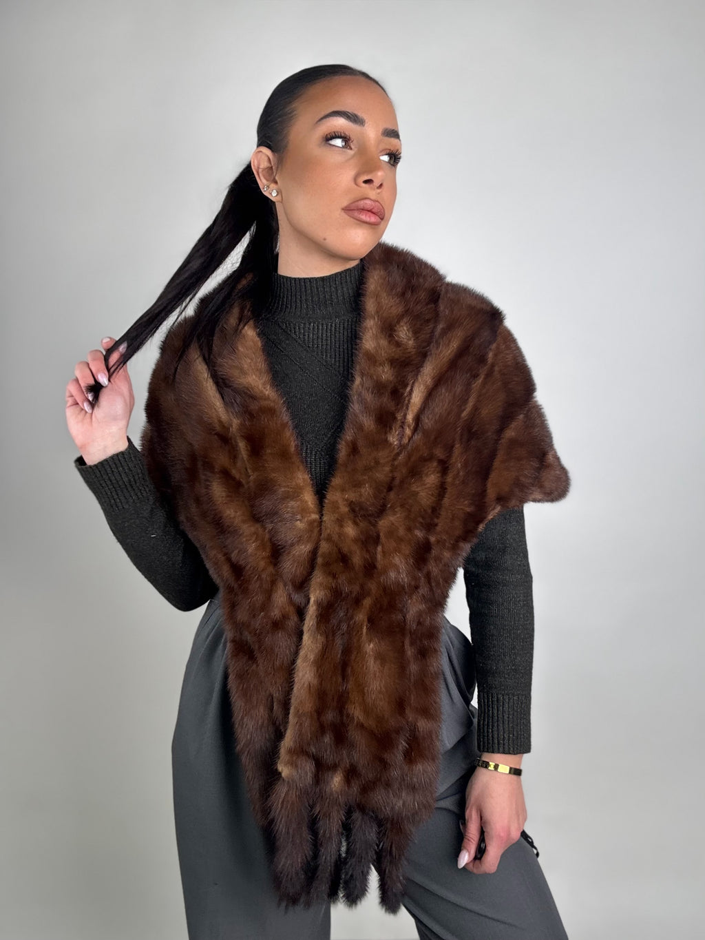 Mink Bomber Jacket