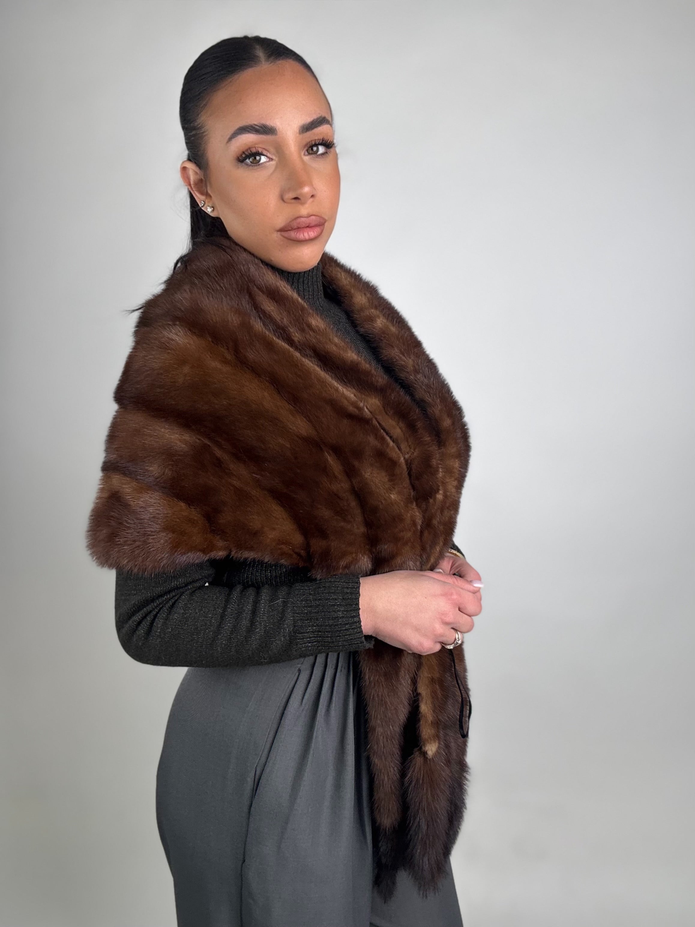 Mink Bomber Jacket