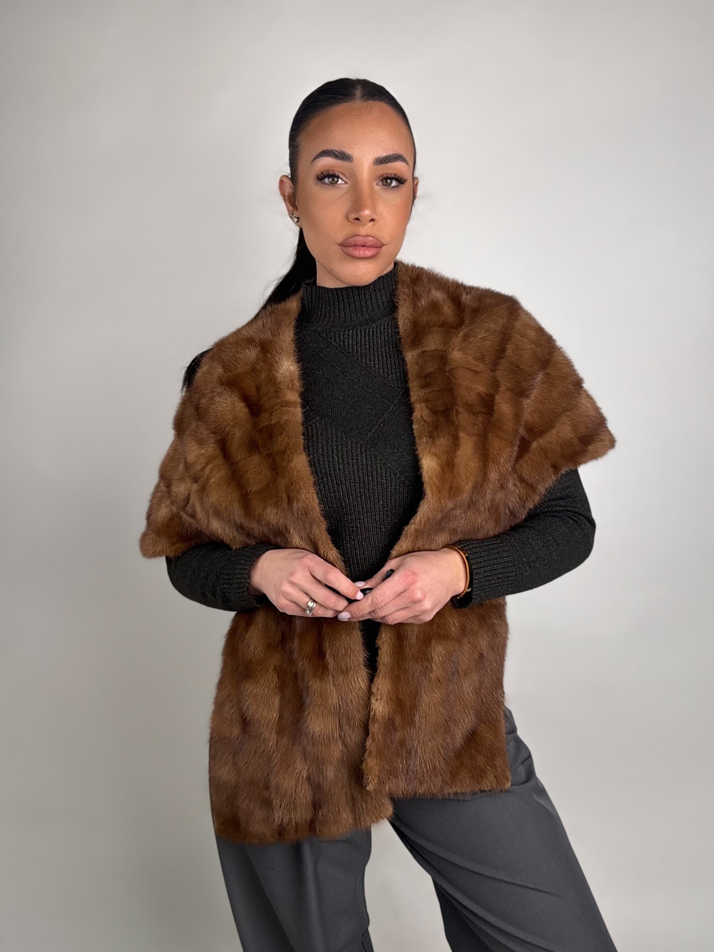 Mink Bomber Jacket