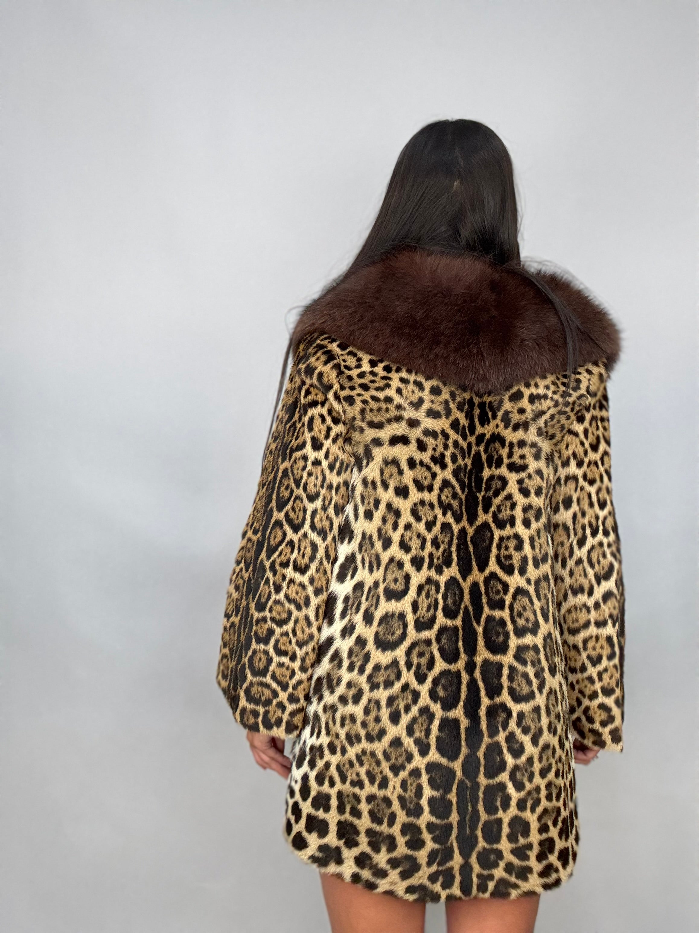 Cappotto in ghepardo e volpe