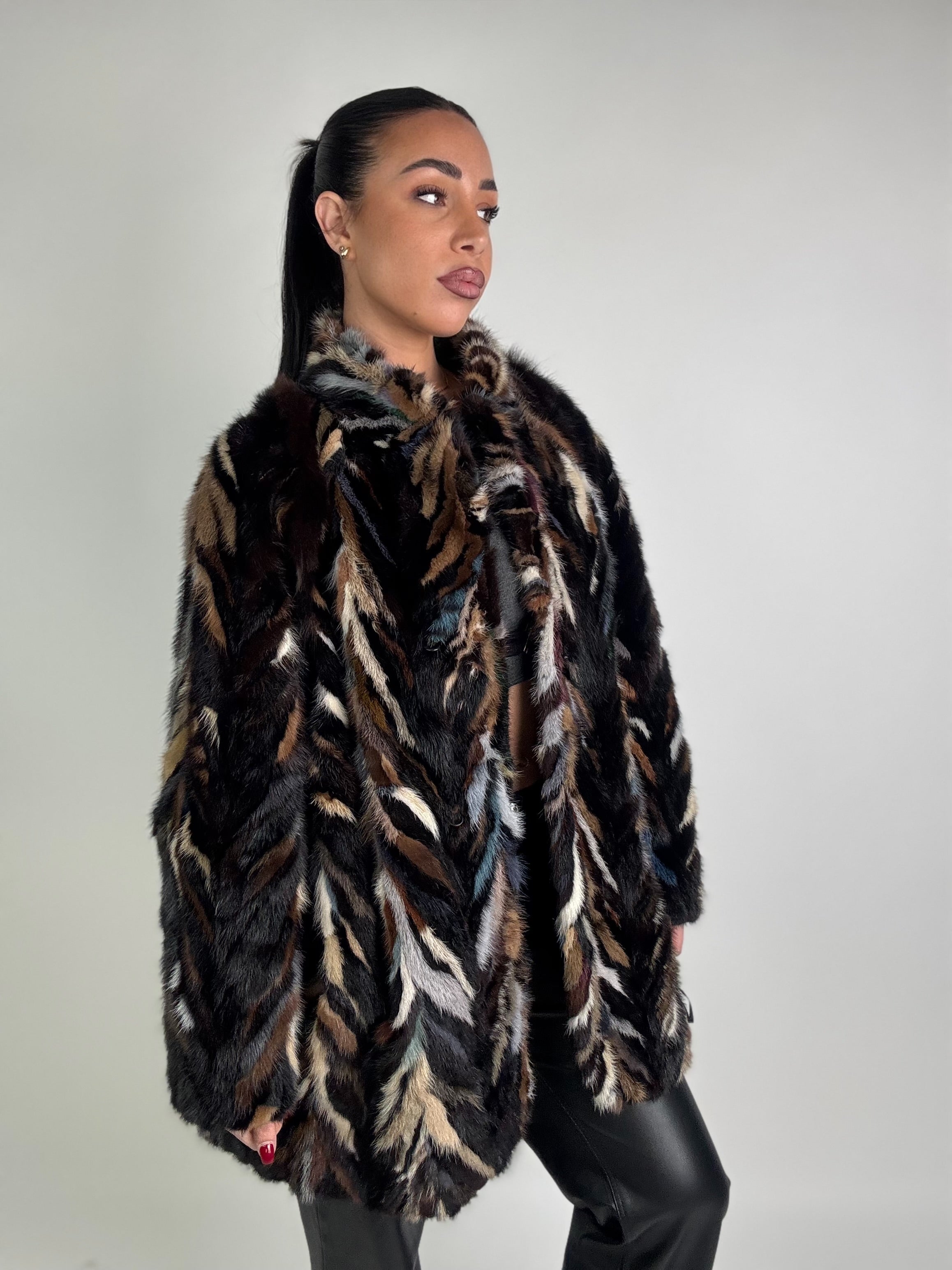 Cappotto in visone N545