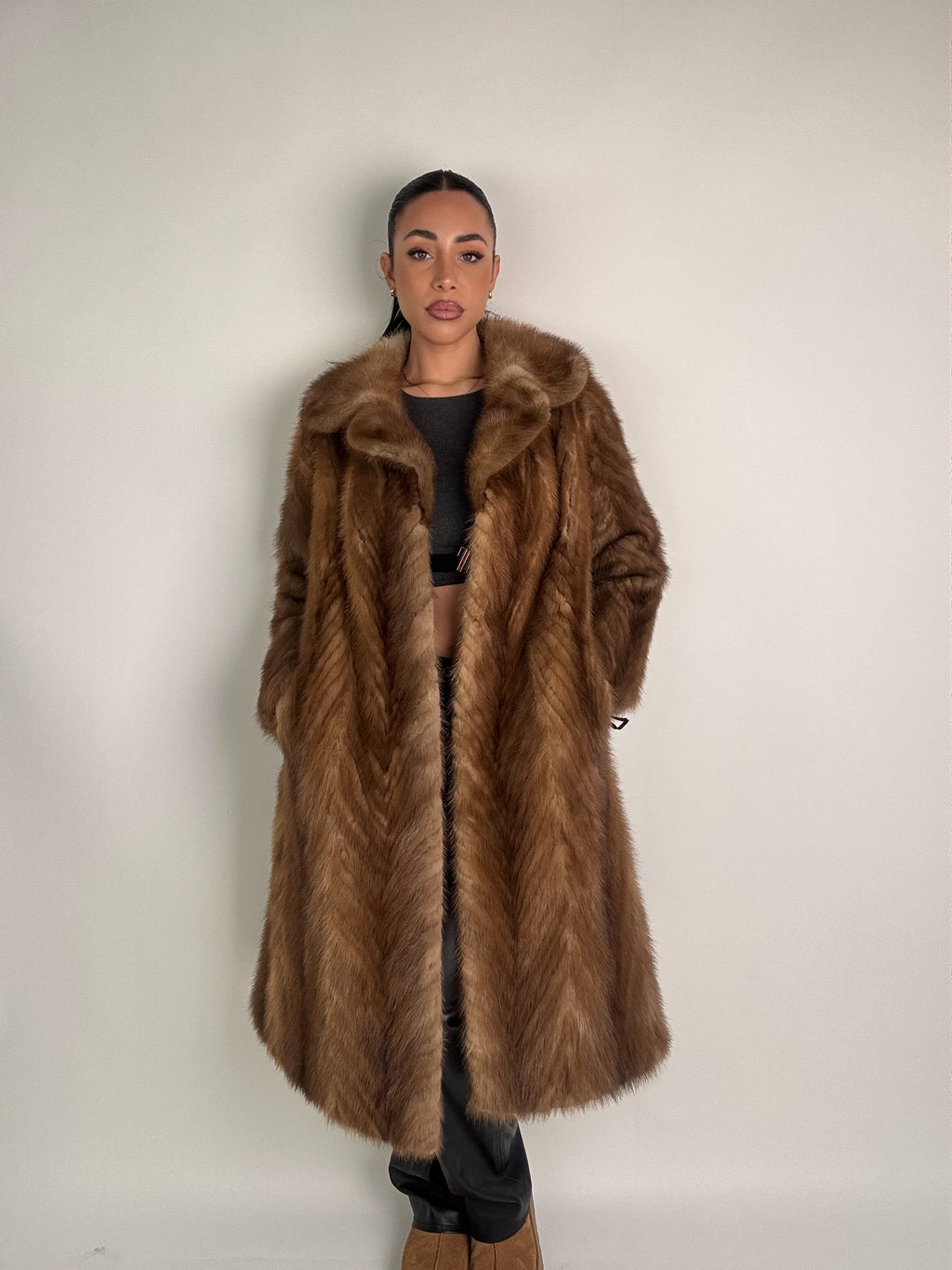 Cappotto in visone N548