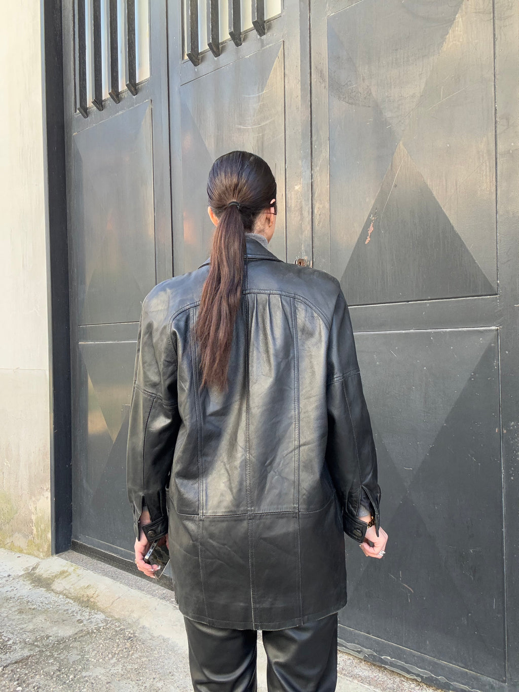 Giacca in pelle