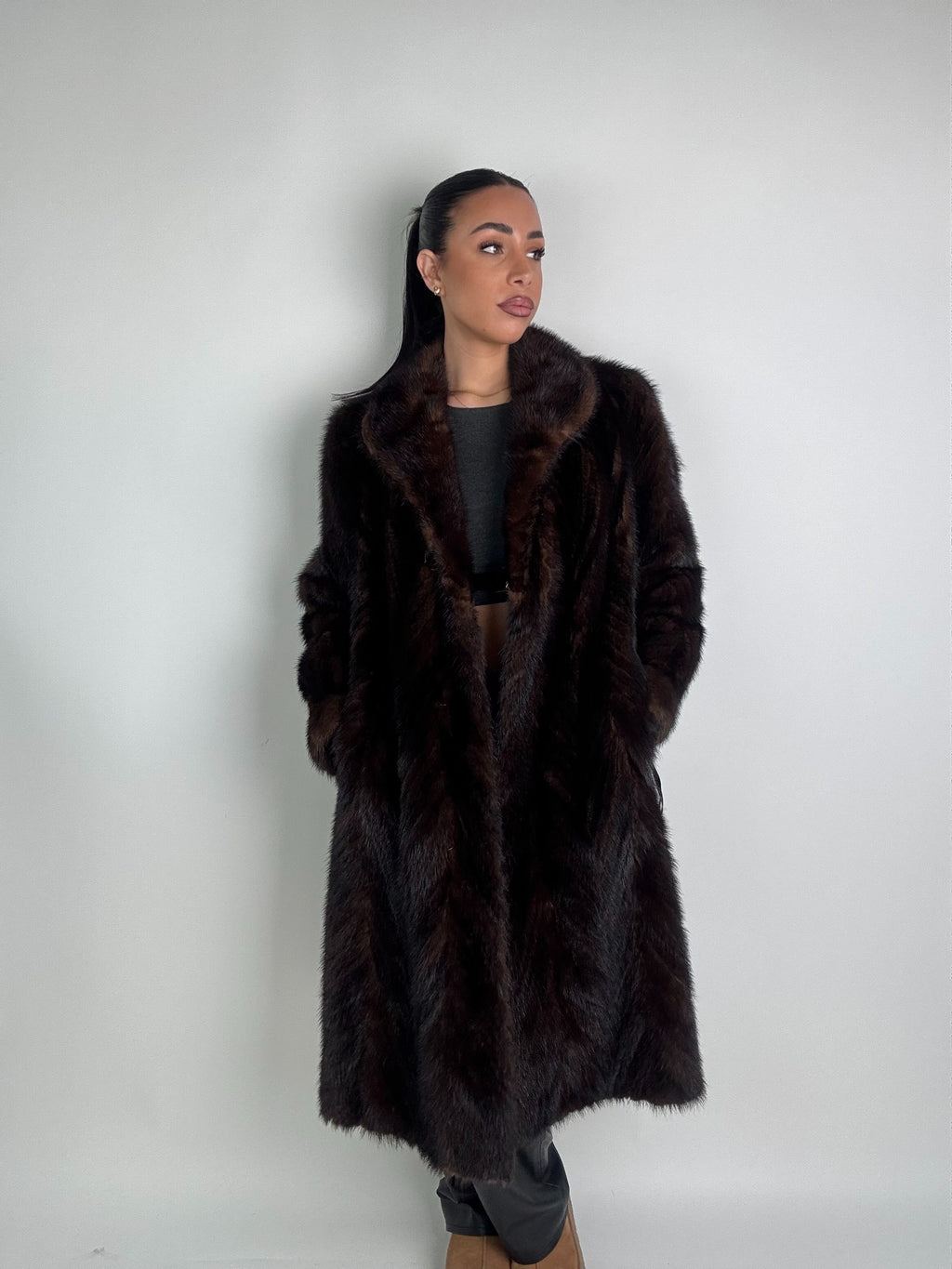 Cappotto in visone N549