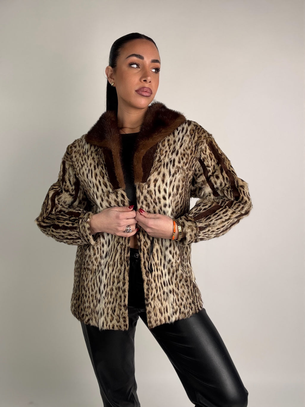 Giacca in ocelot N60