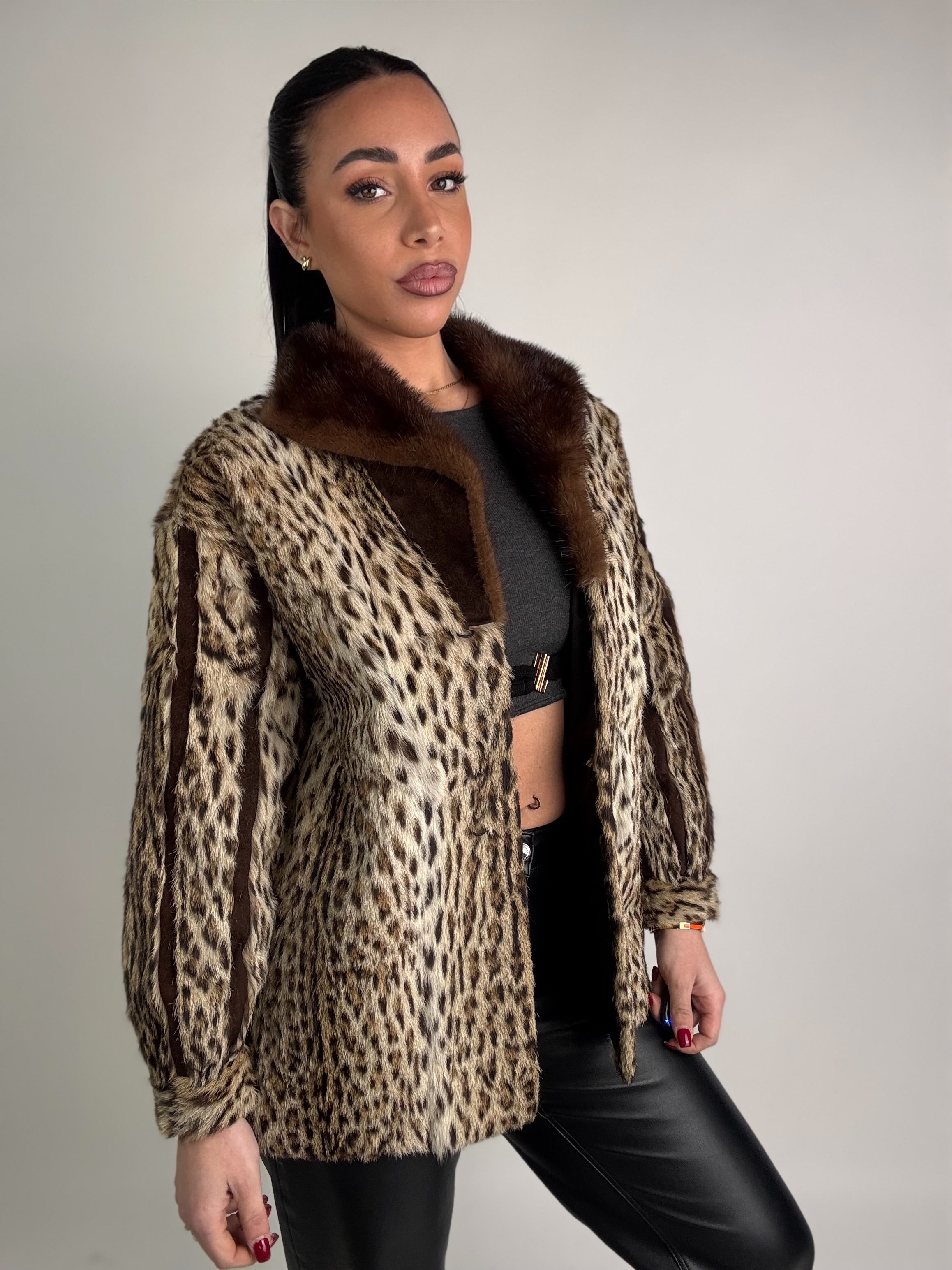 Giacca in ocelot N60