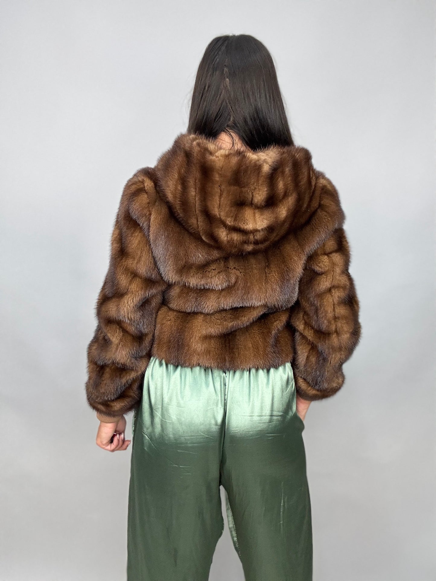 Mink Bomber Jacket