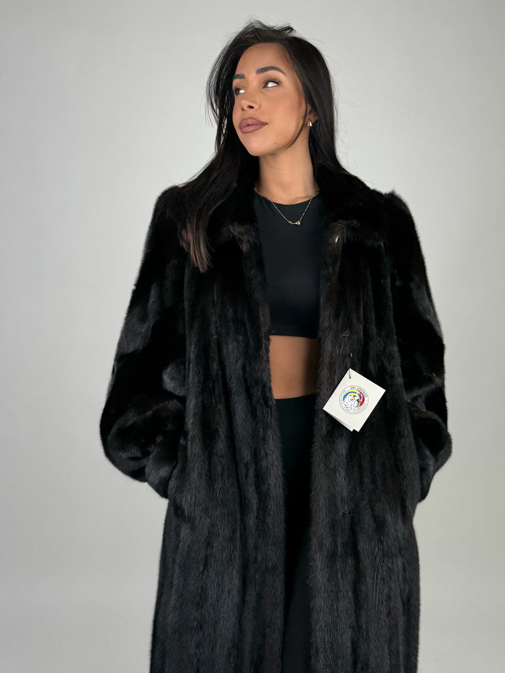 Cappotto in visone N641