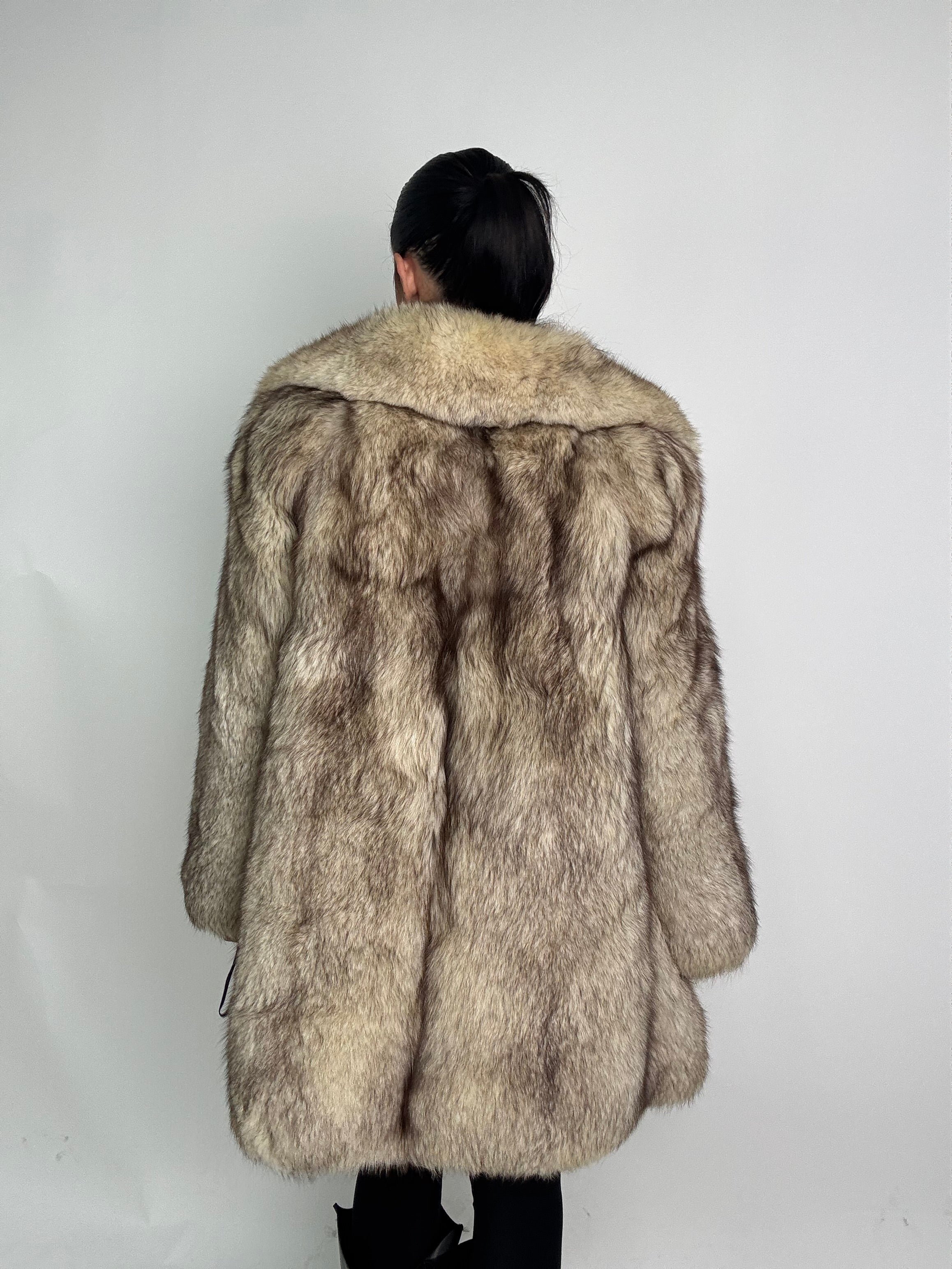 Giacca in volpe della groenlandia N65