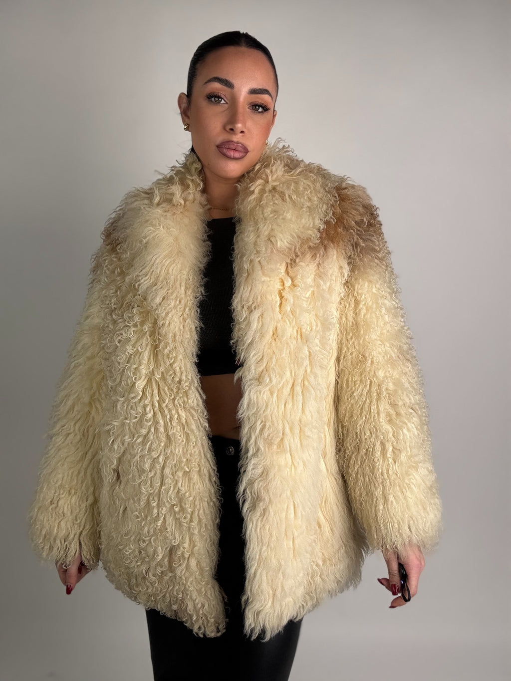 Mink Bomber Jacket