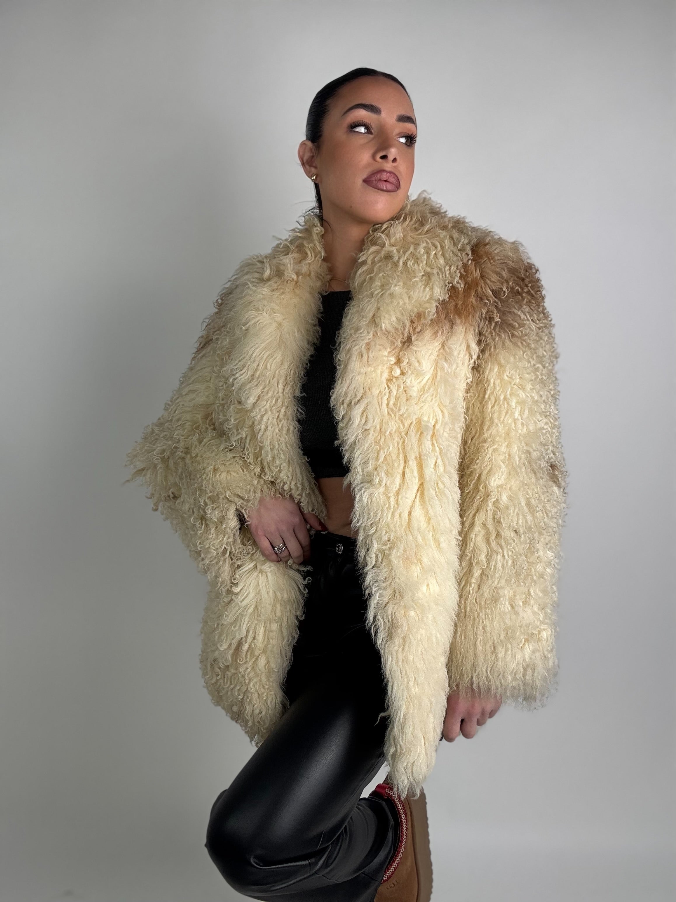 Mink Bomber Jacket