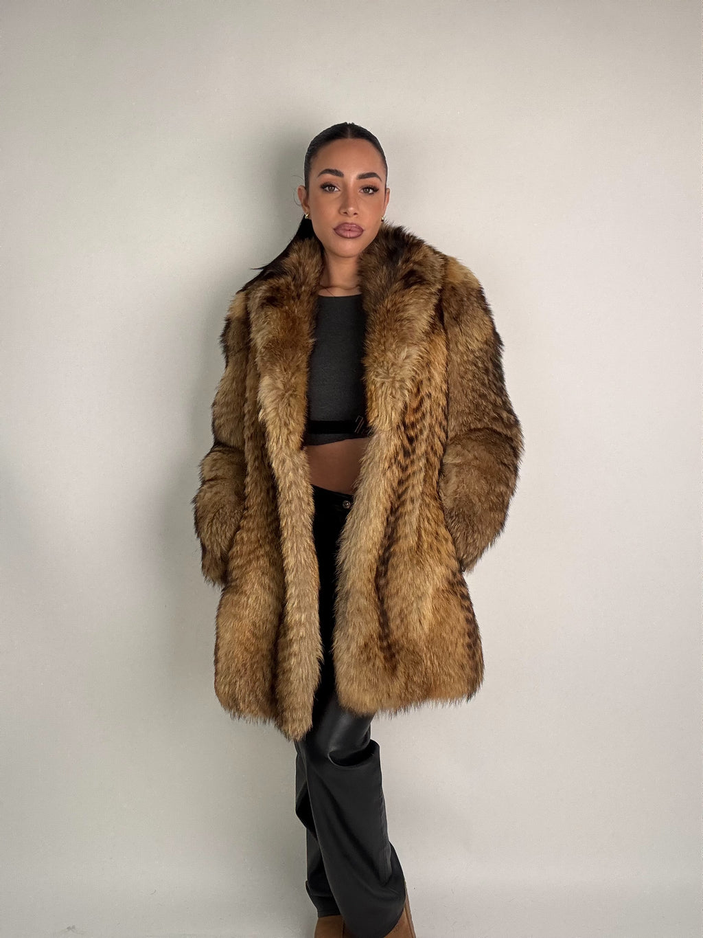 Mink Bomber Jacket