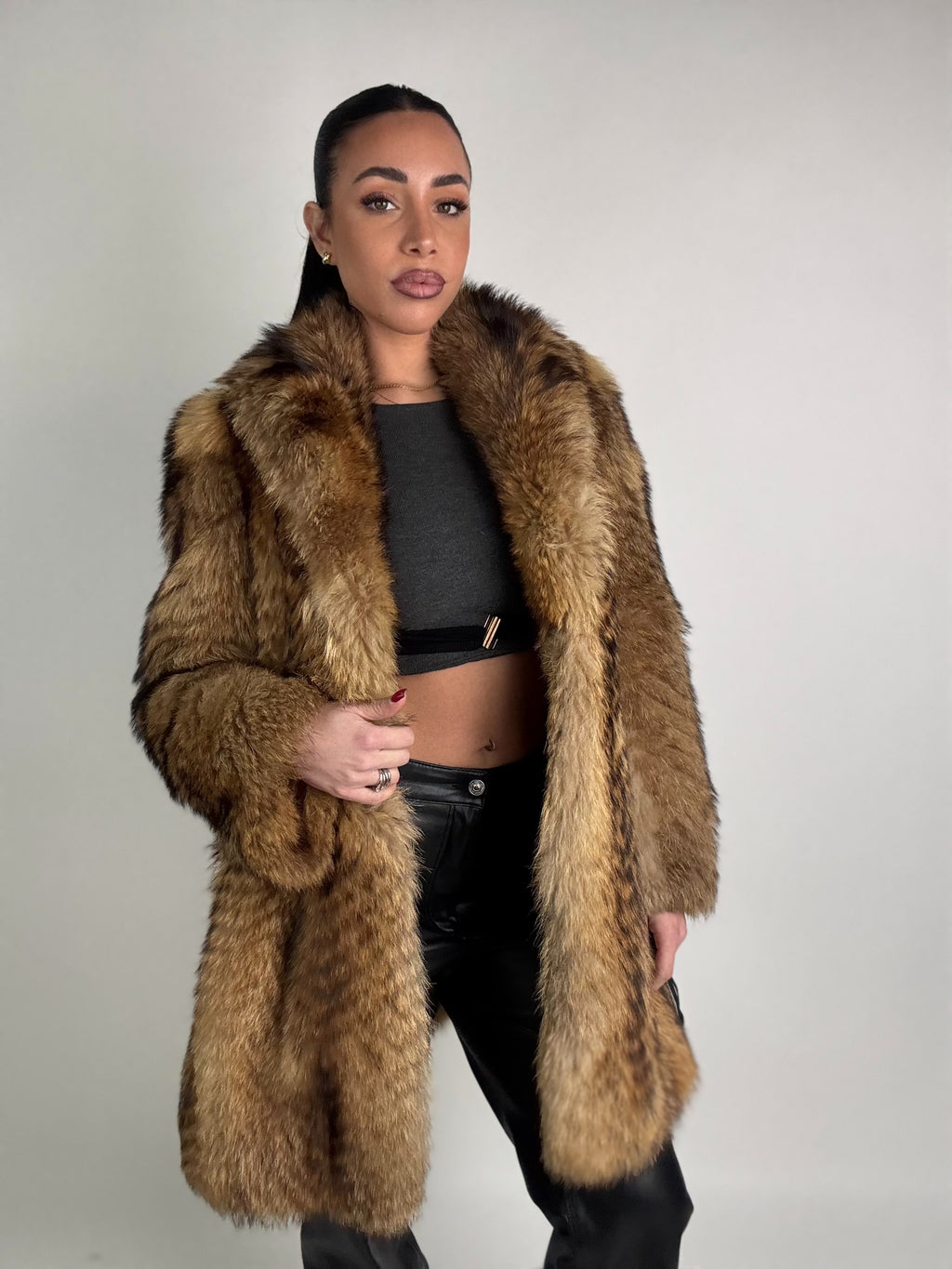 Mink Bomber Jacket
