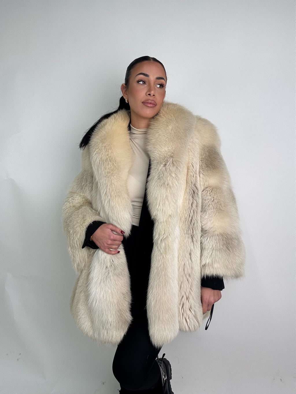 Giacca in volpe shadow N63