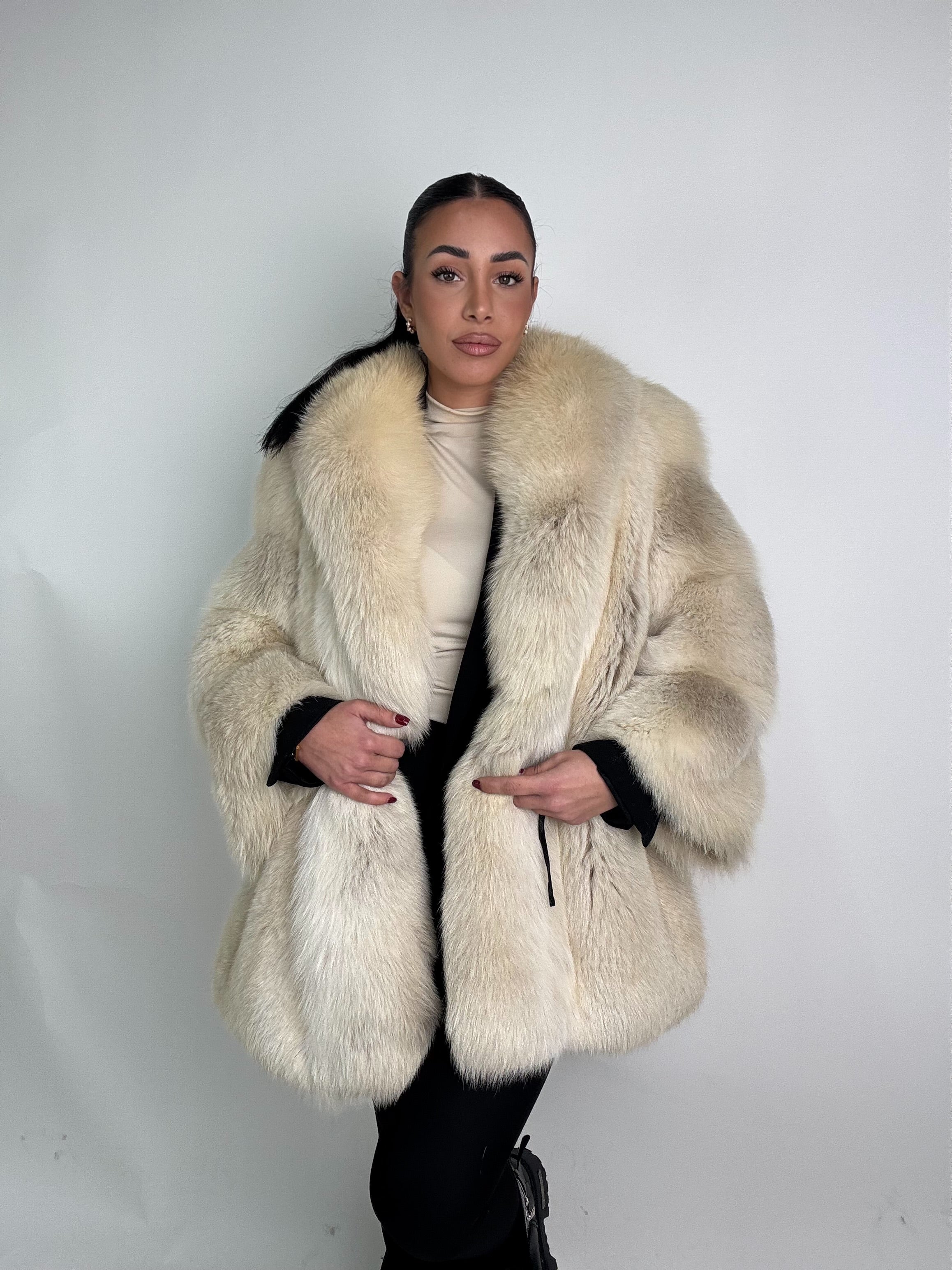 Giacca in volpe shadow N63