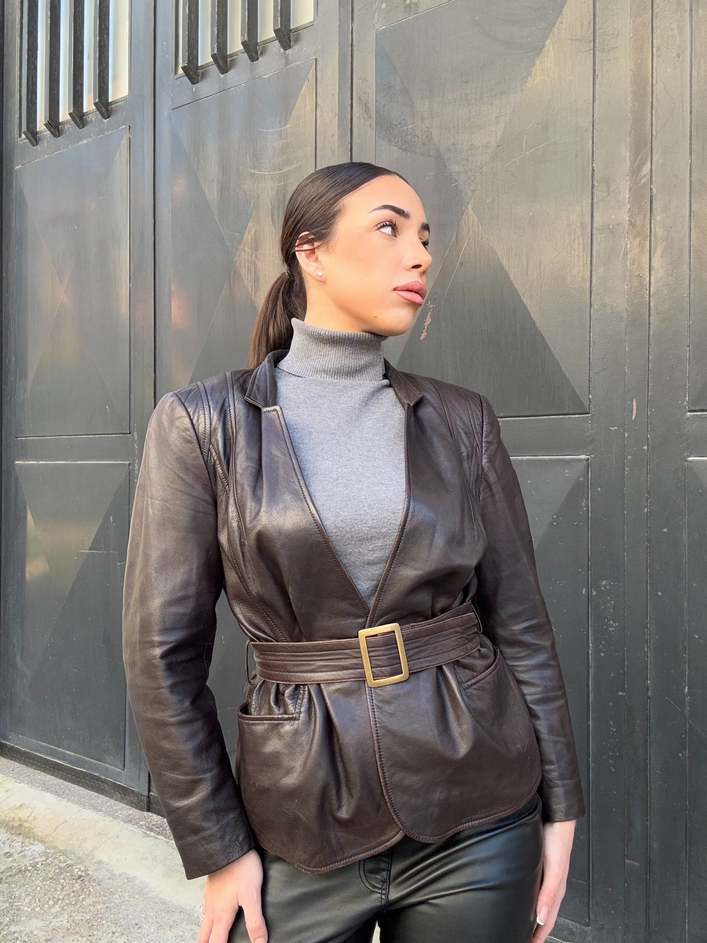 Giacca in pelle