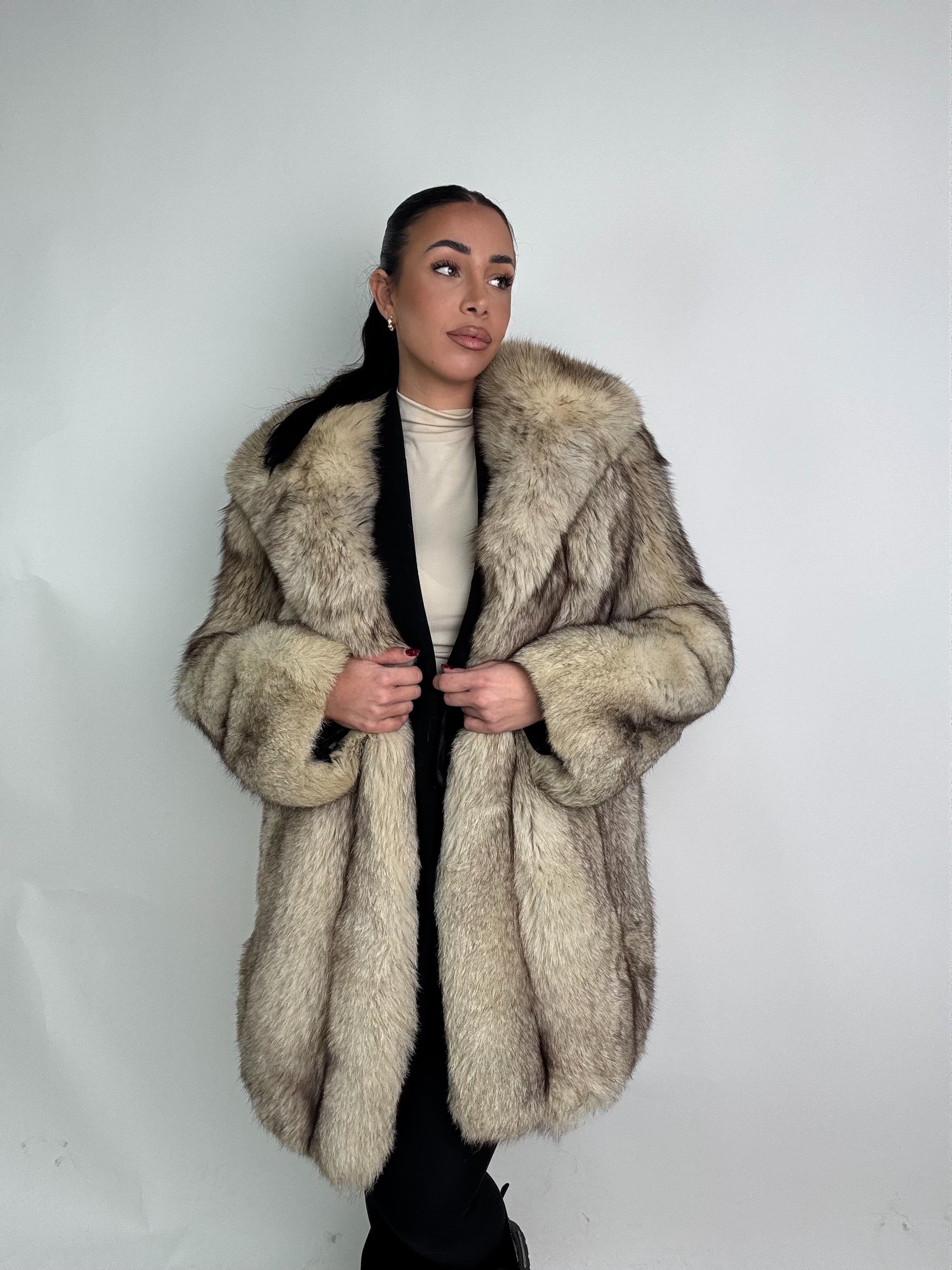 Giacca in volpe della groenlandia N65