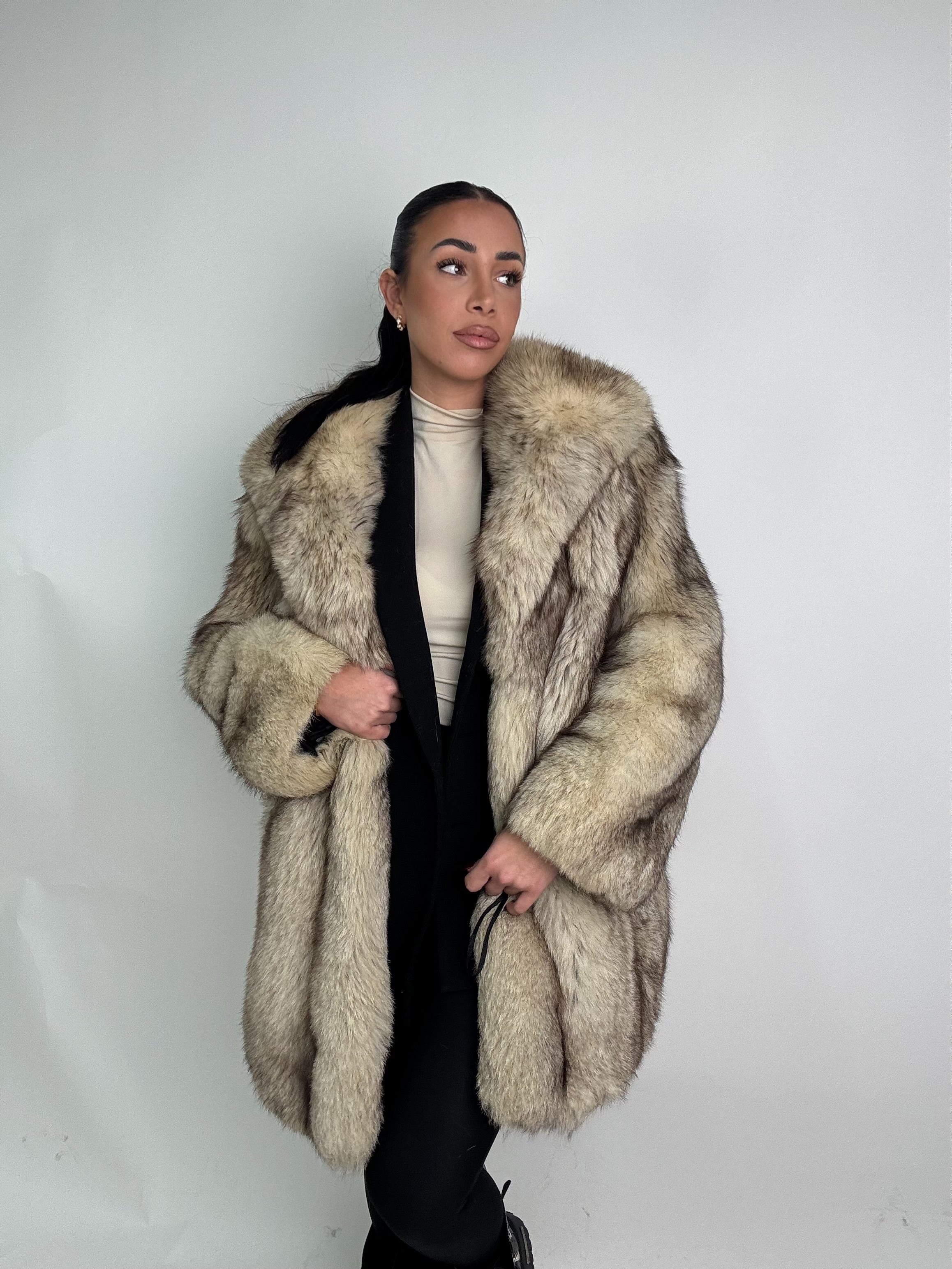 Giacca in volpe della groenlandia N65