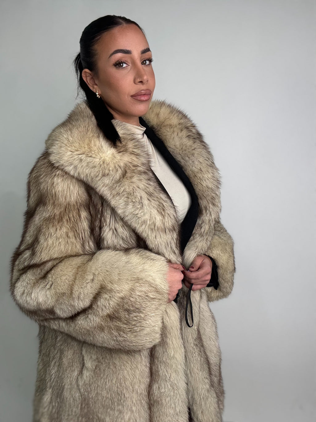 Giacca in volpe della groenlandia N65