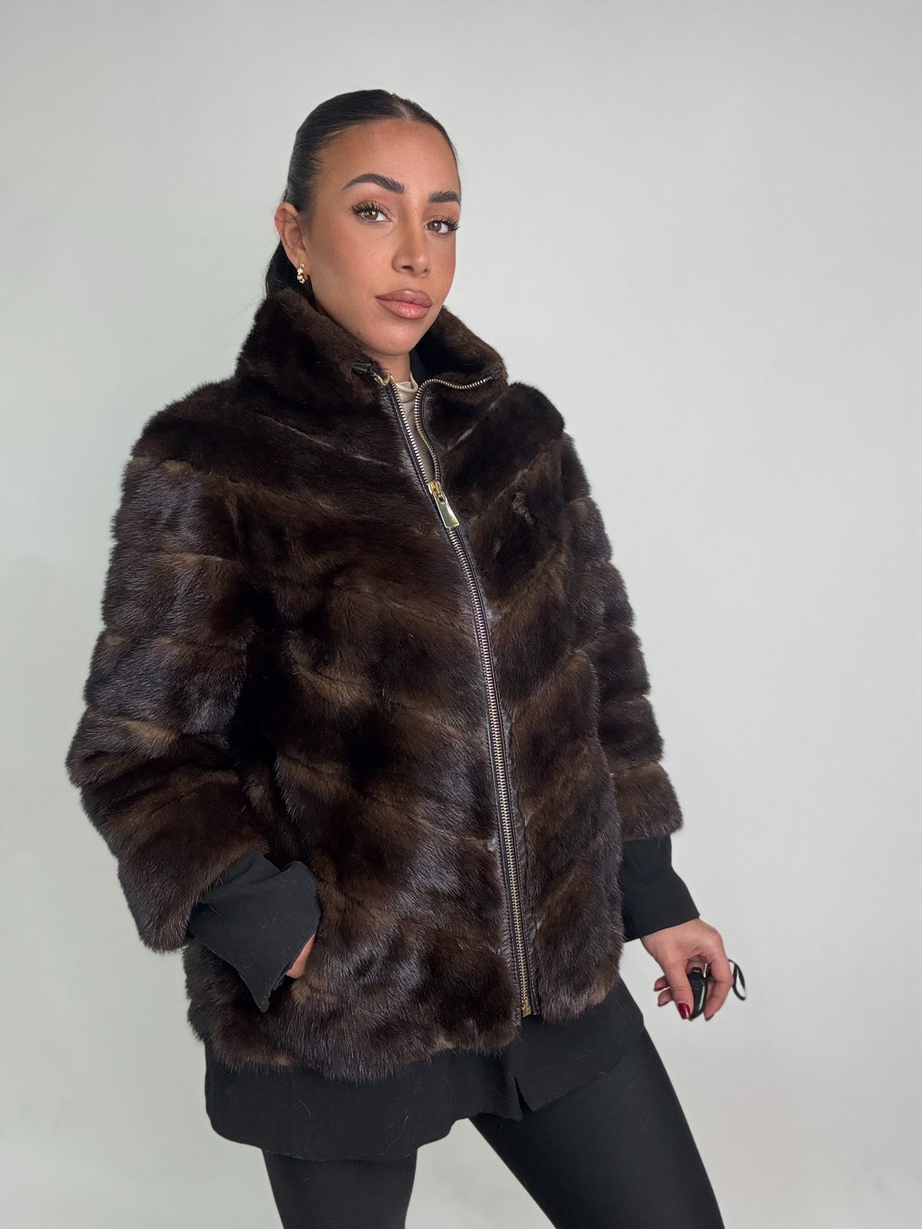 Bomber in visone N73