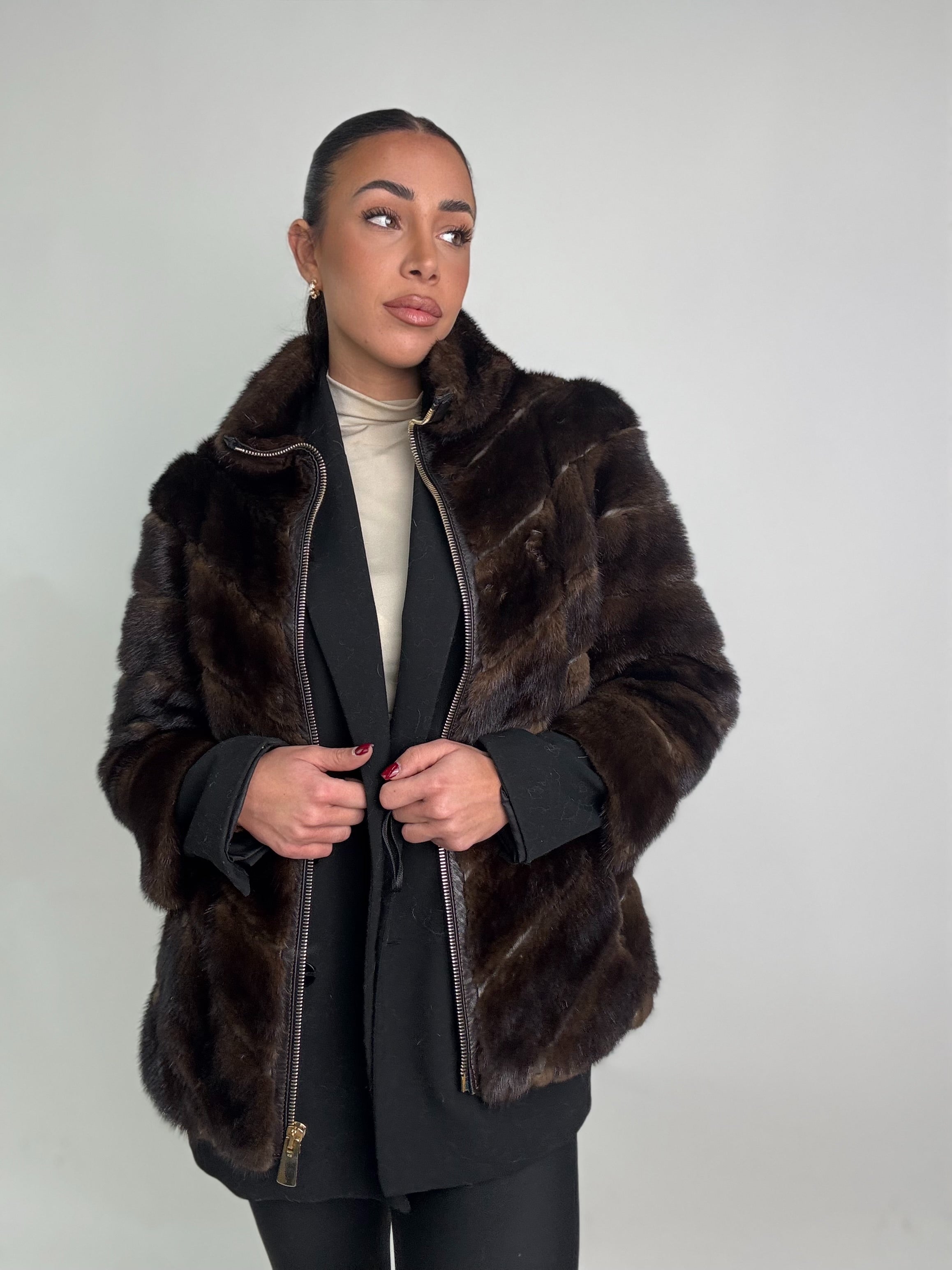 Bomber in visone N73