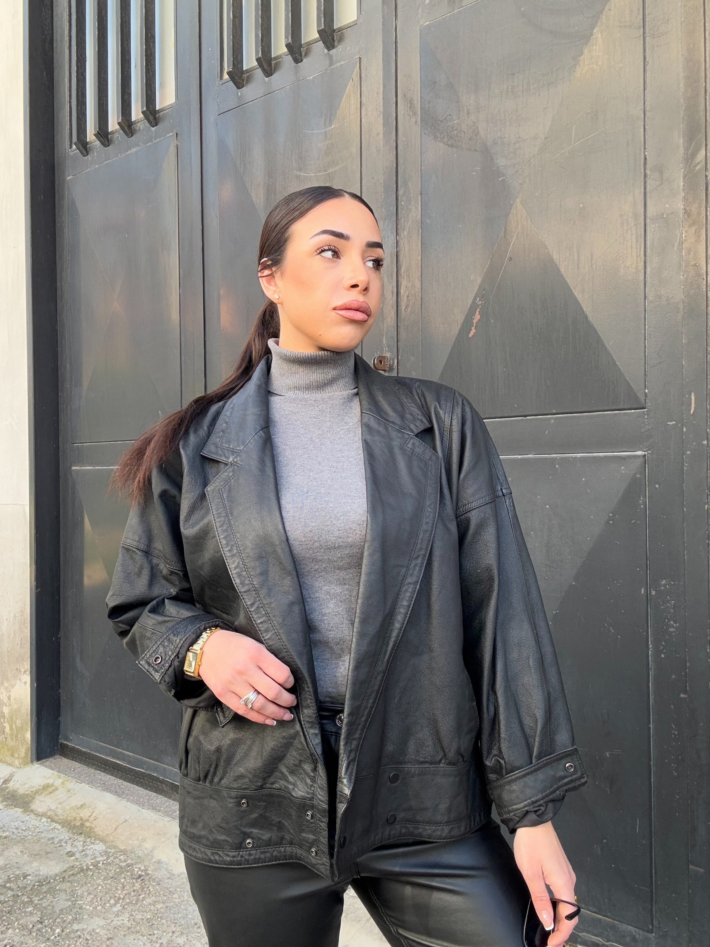 Giacca in pelle