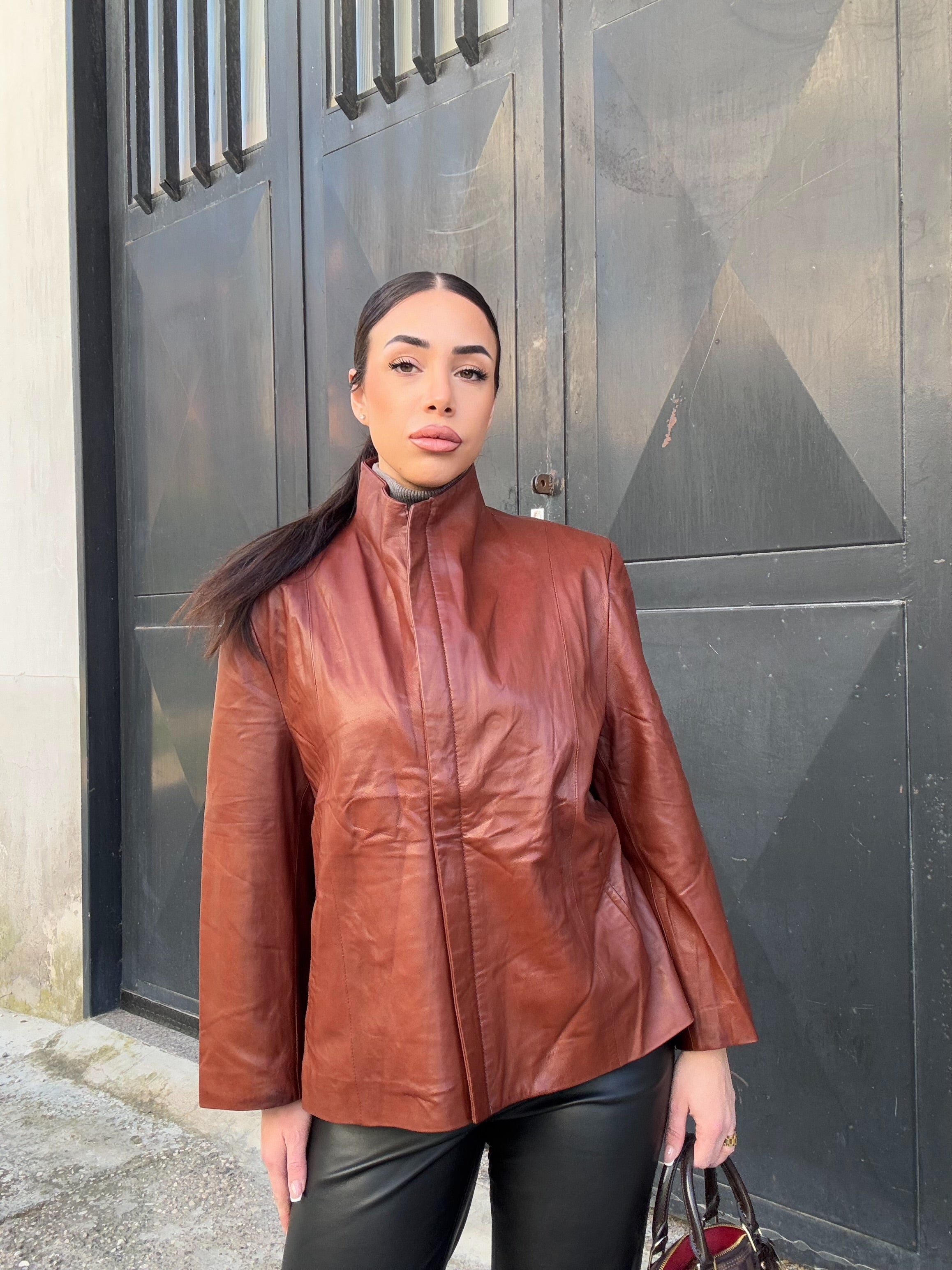Giacca in pelle