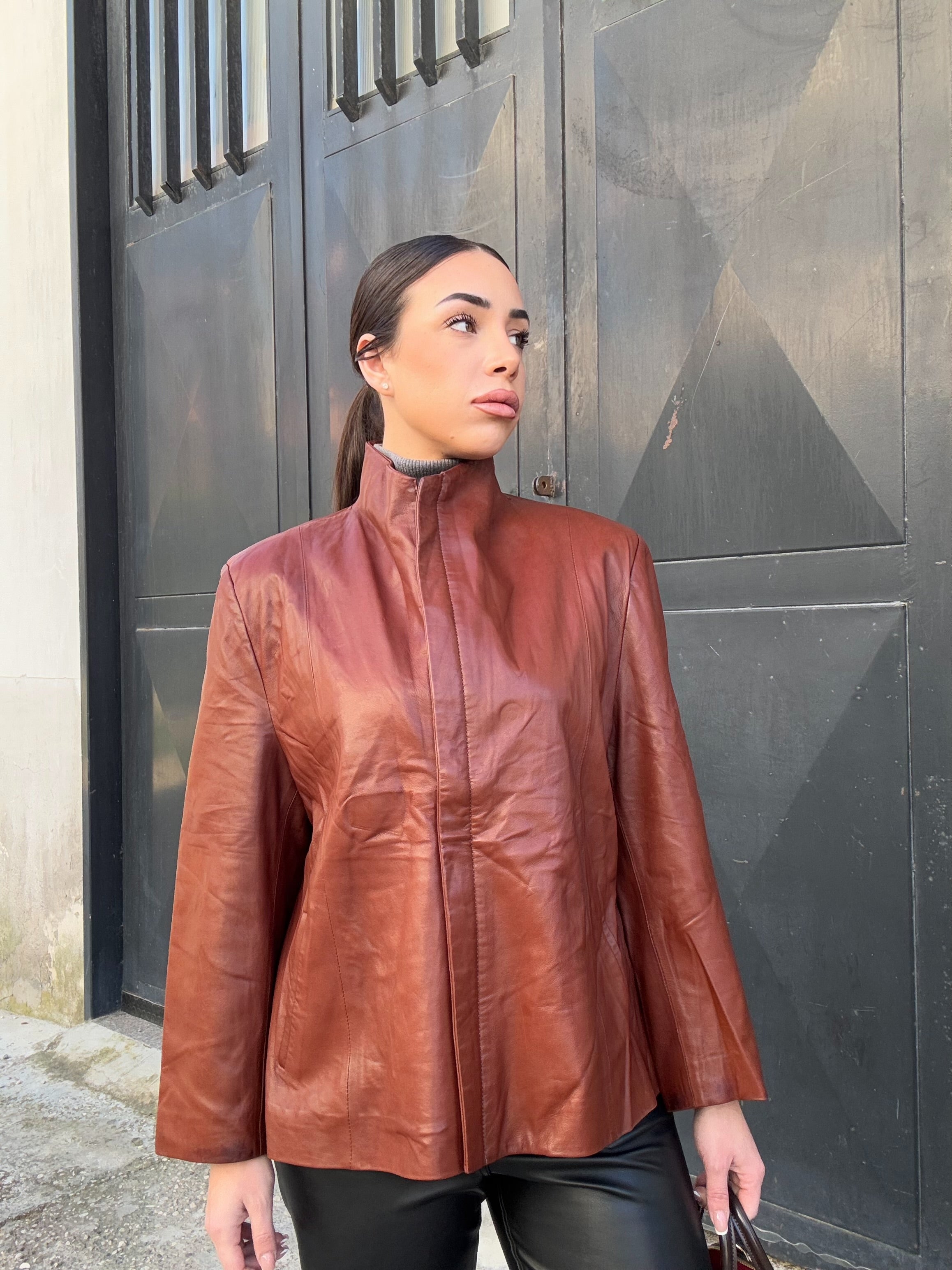 Giacca in pelle