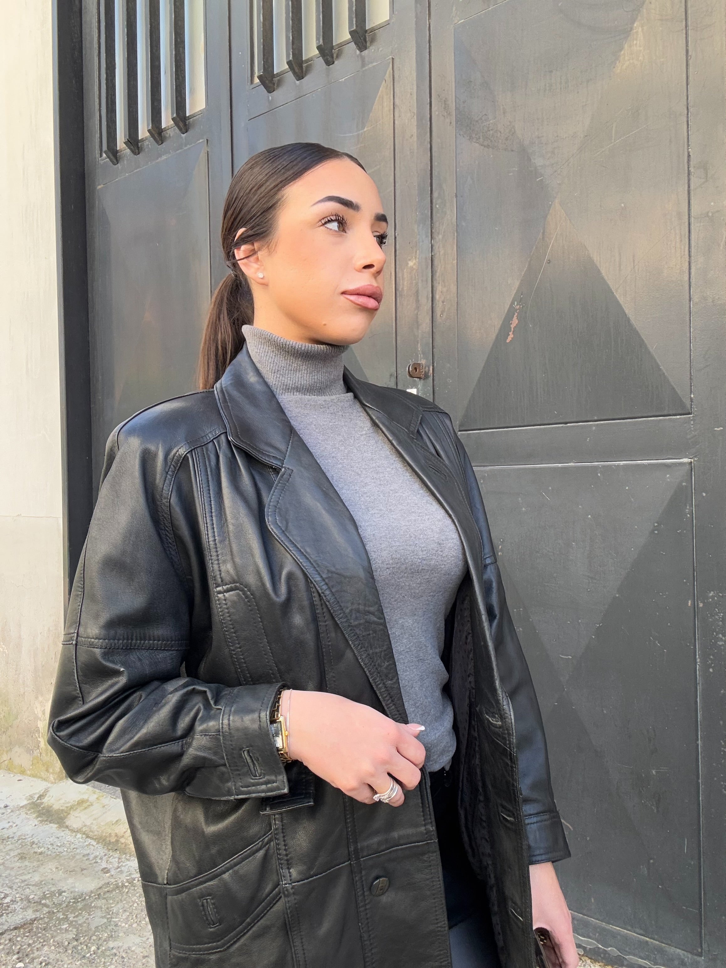 Giacca in pelle