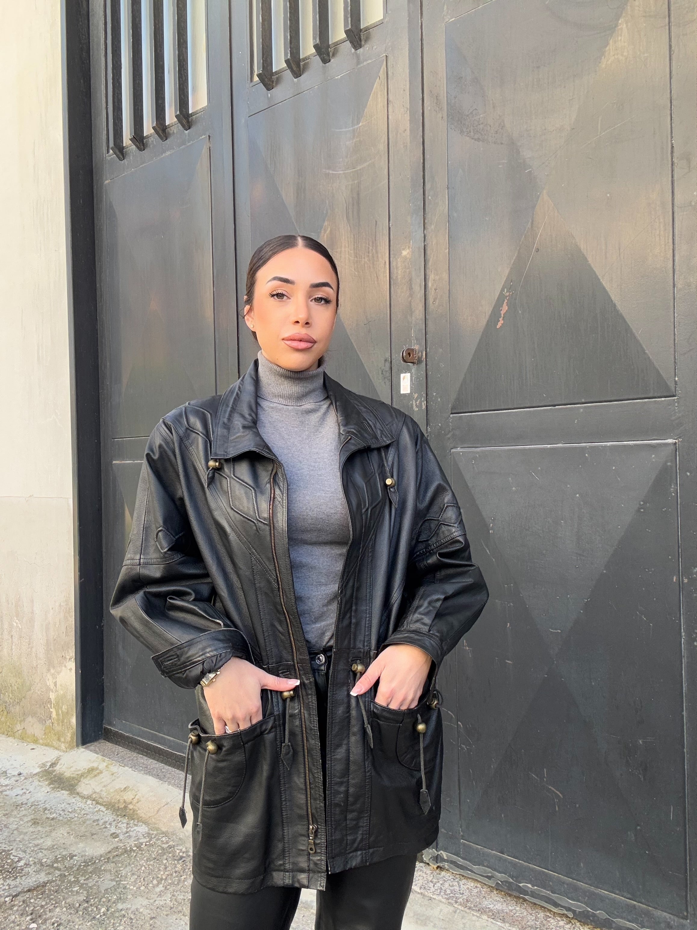 Giacca in pelle