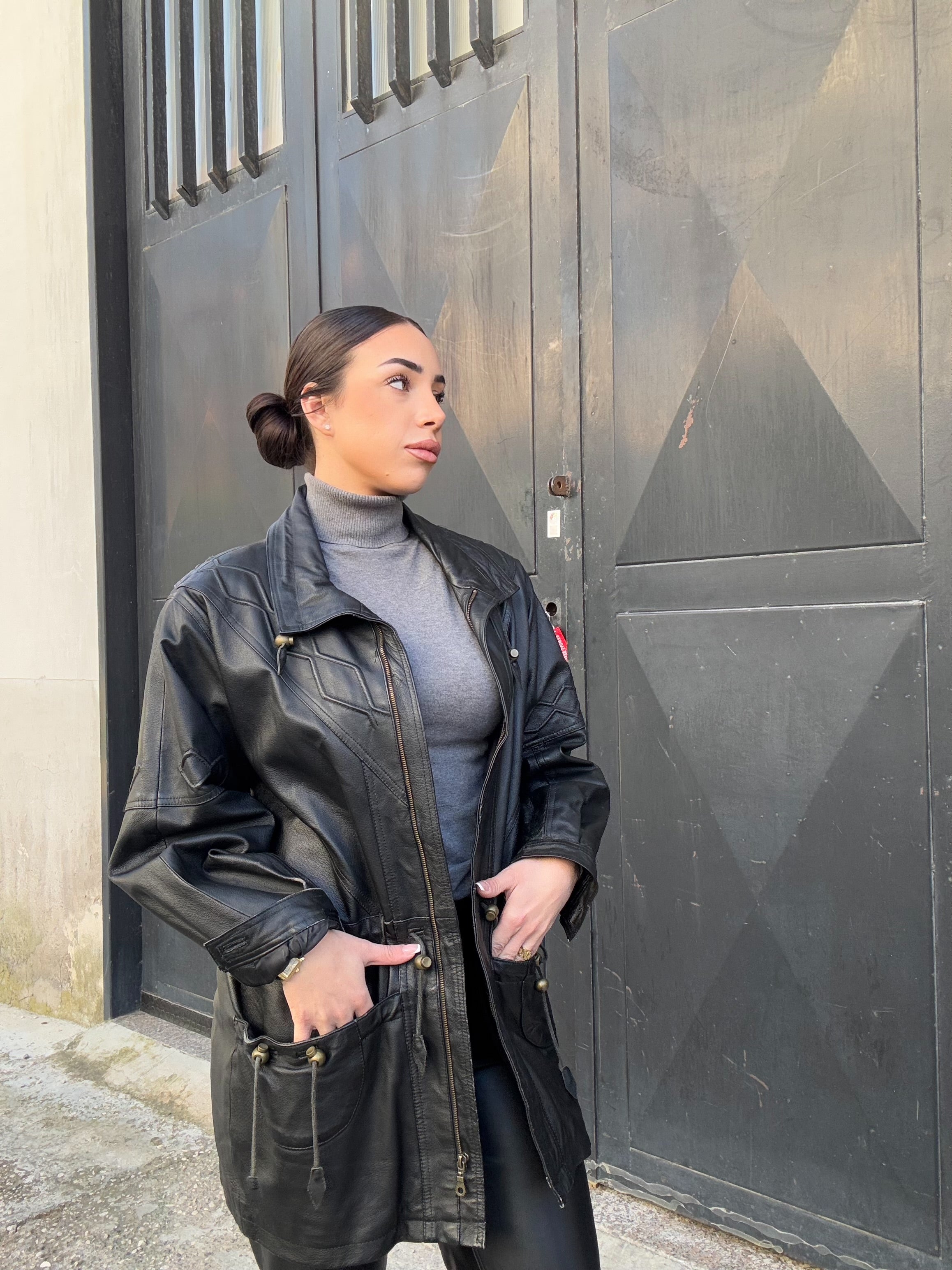 Giacca in pelle
