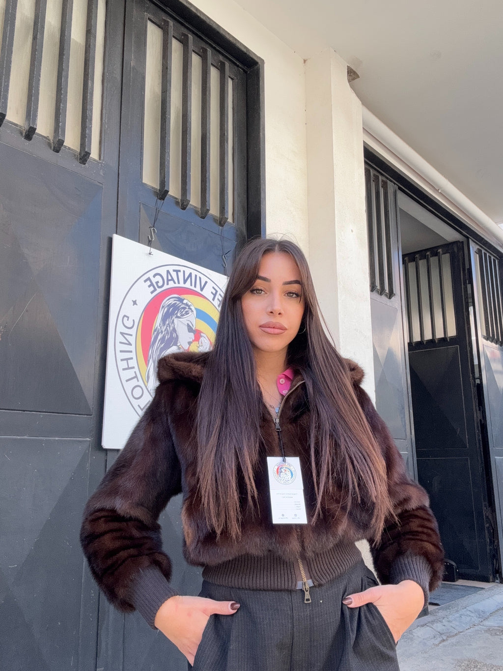 Mink Bomber Jacket