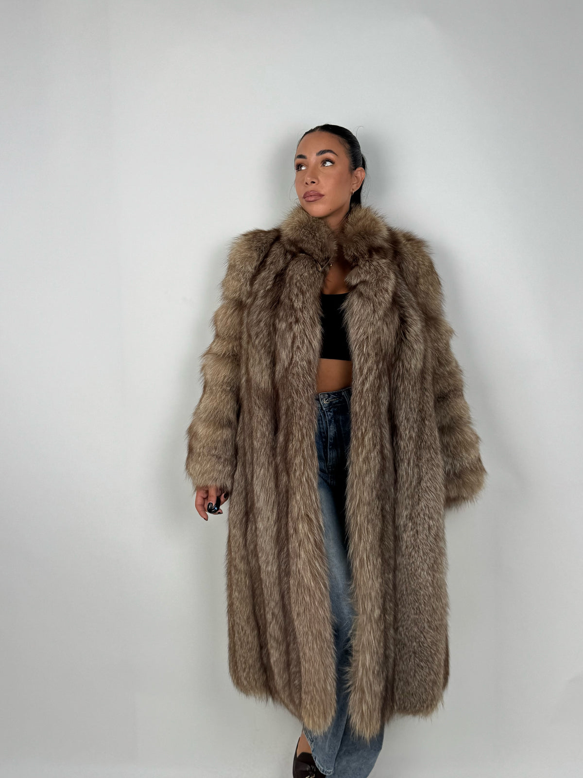 Cappotto in volpe frost N185