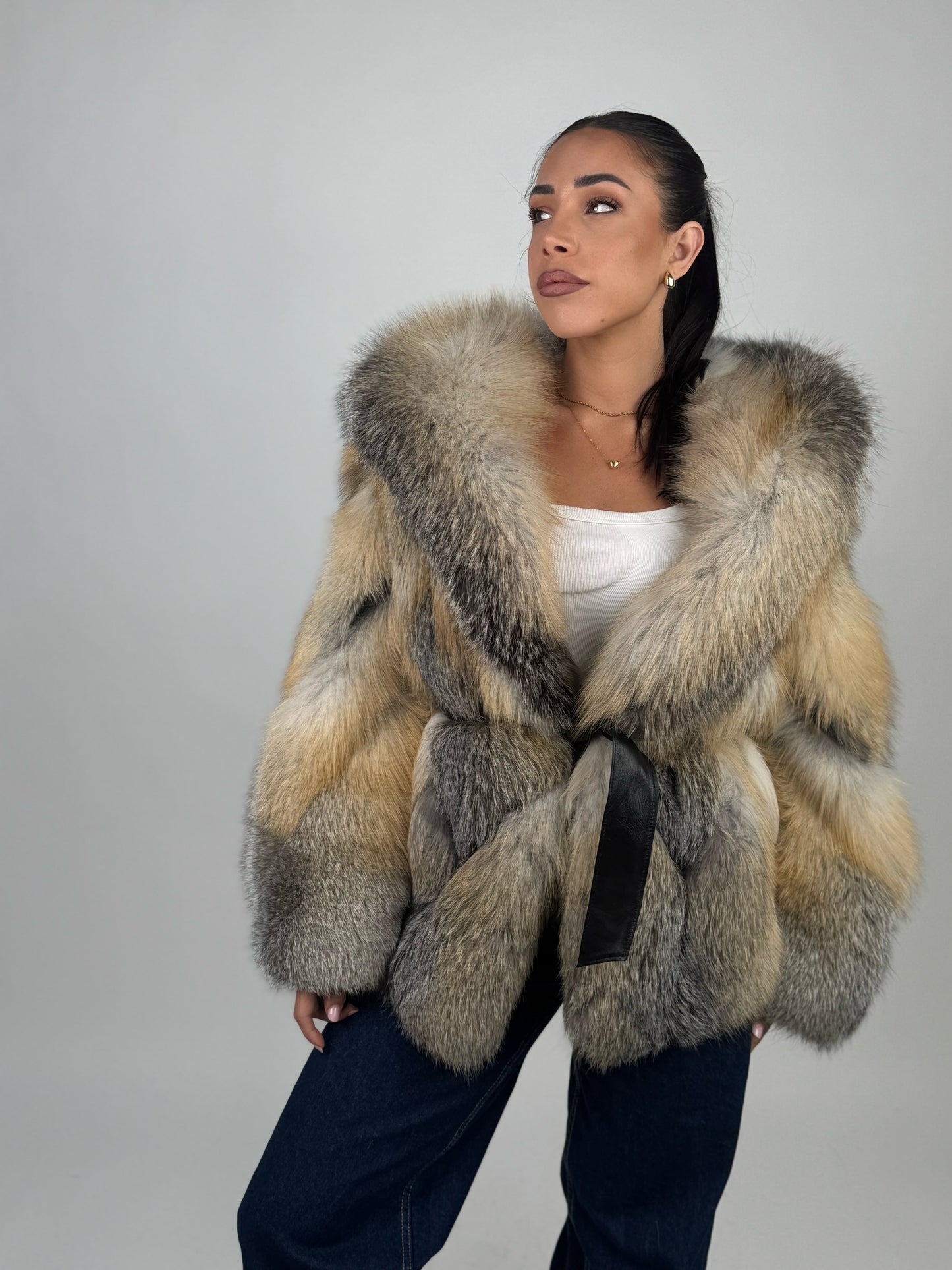 Mink Bomber Jacket