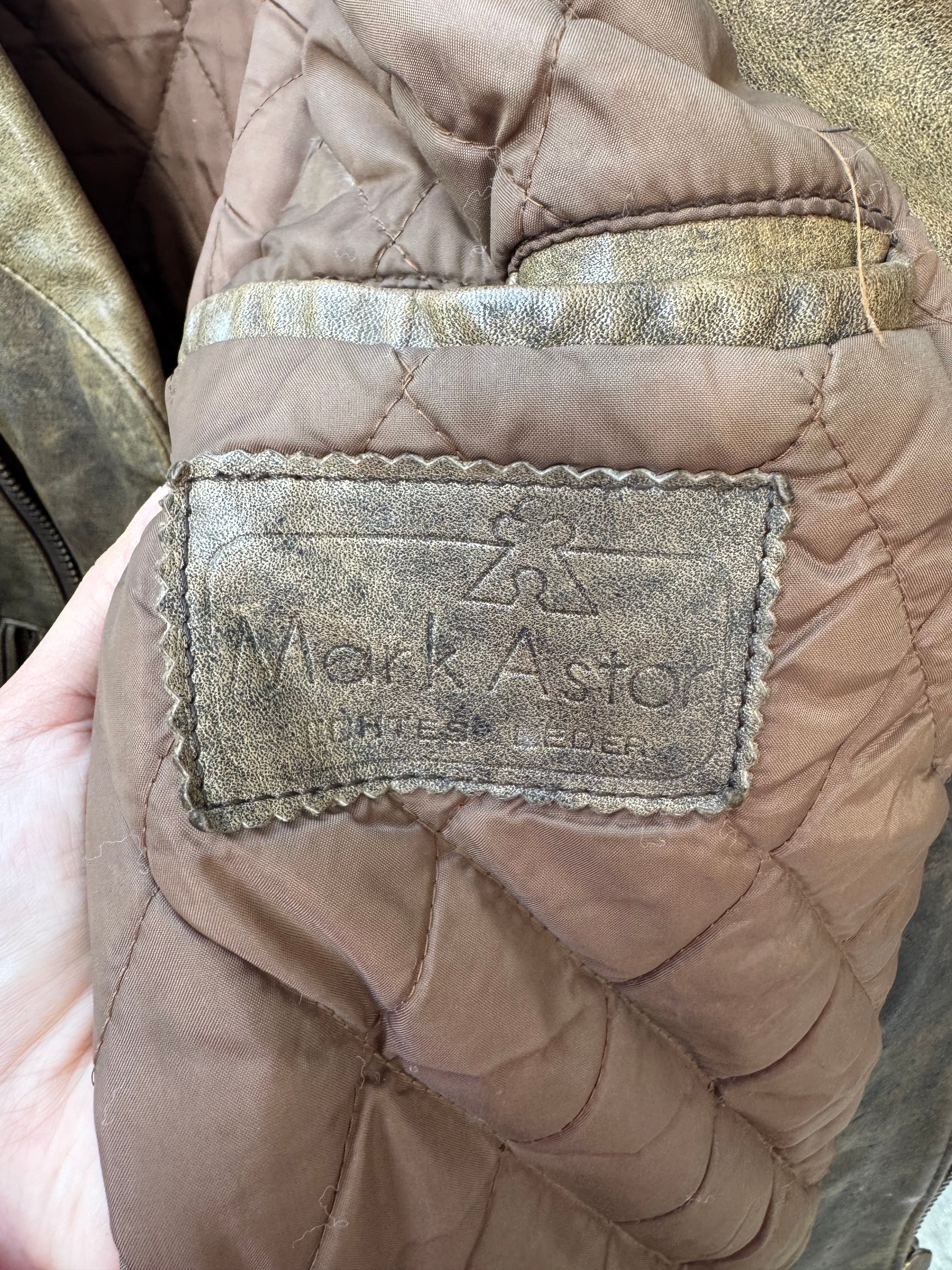 Chiodo in pelle Mark Astor