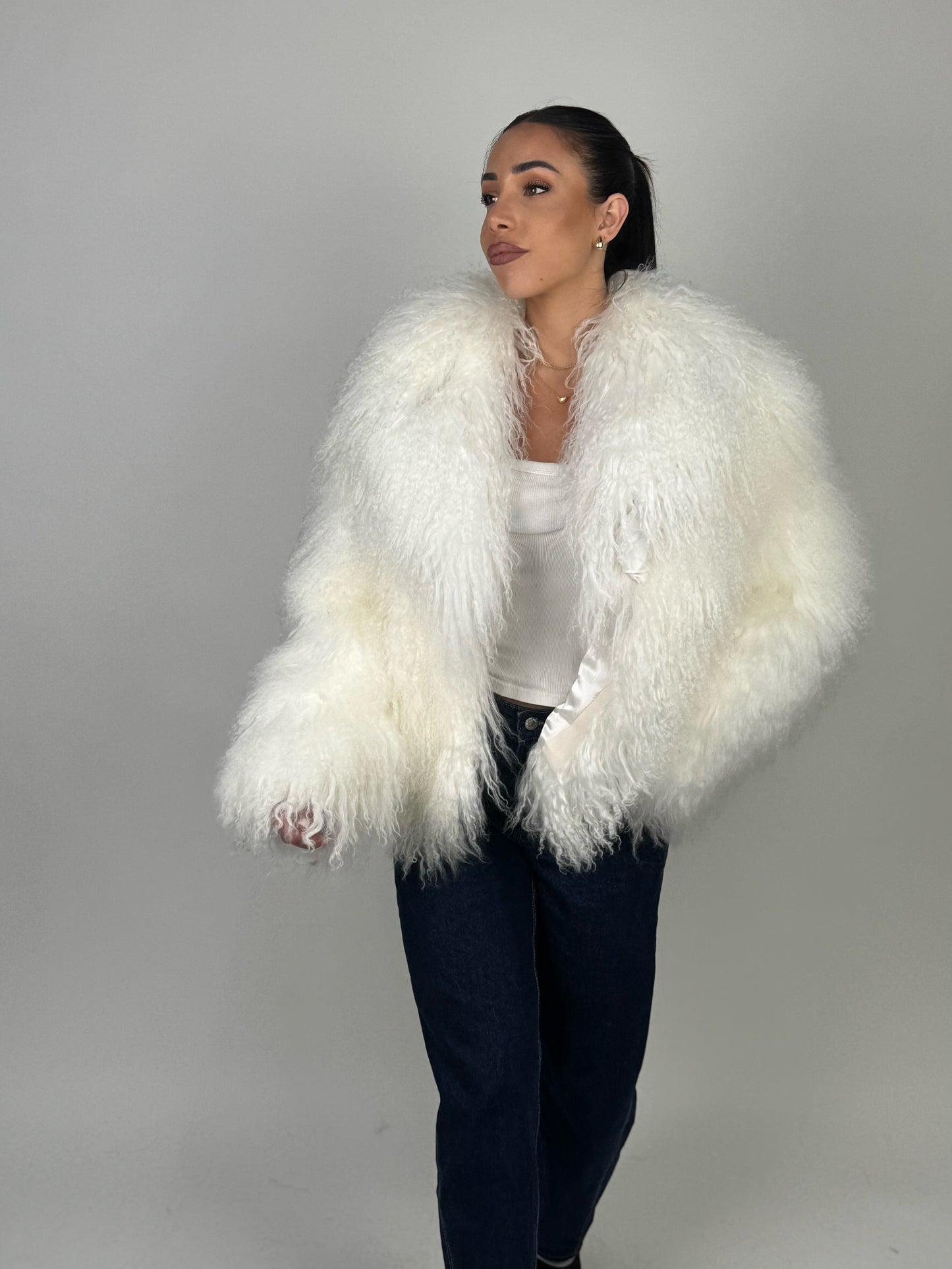 Mink Bomber Jacket