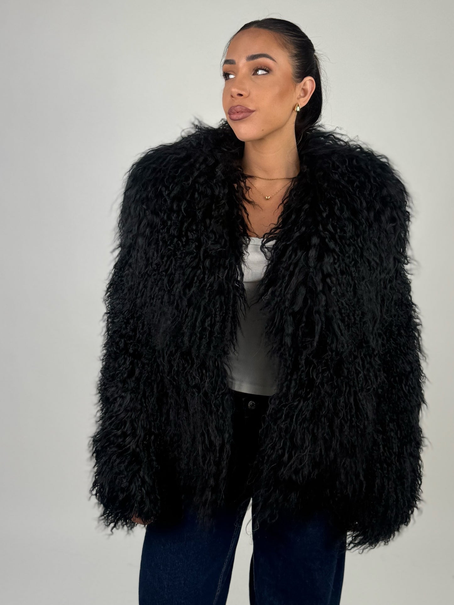 Mink Bomber Jacket