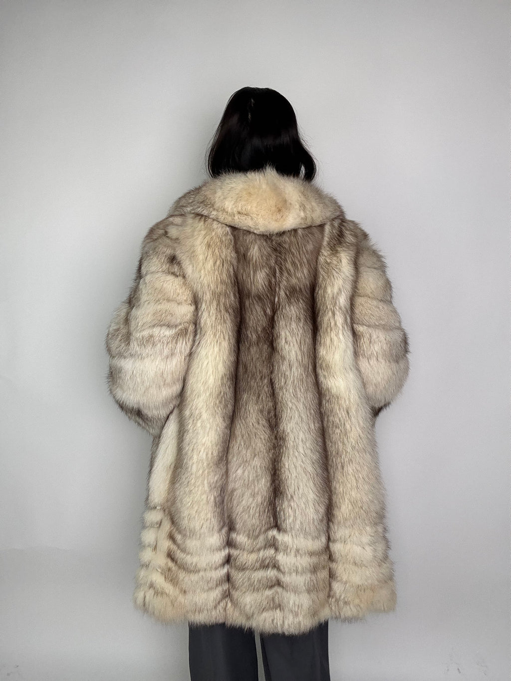 Giacca in volpe shadow N69