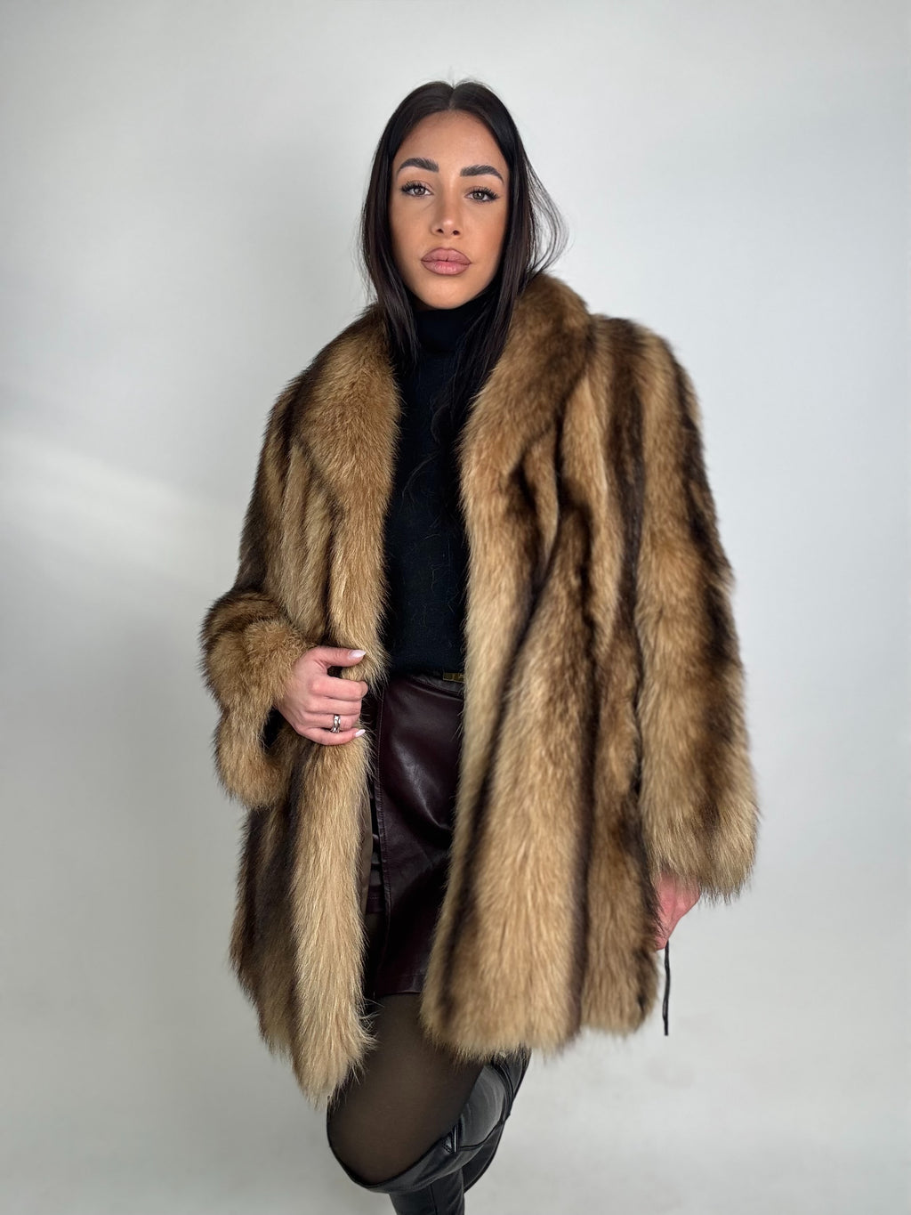 Mink Bomber Jacket