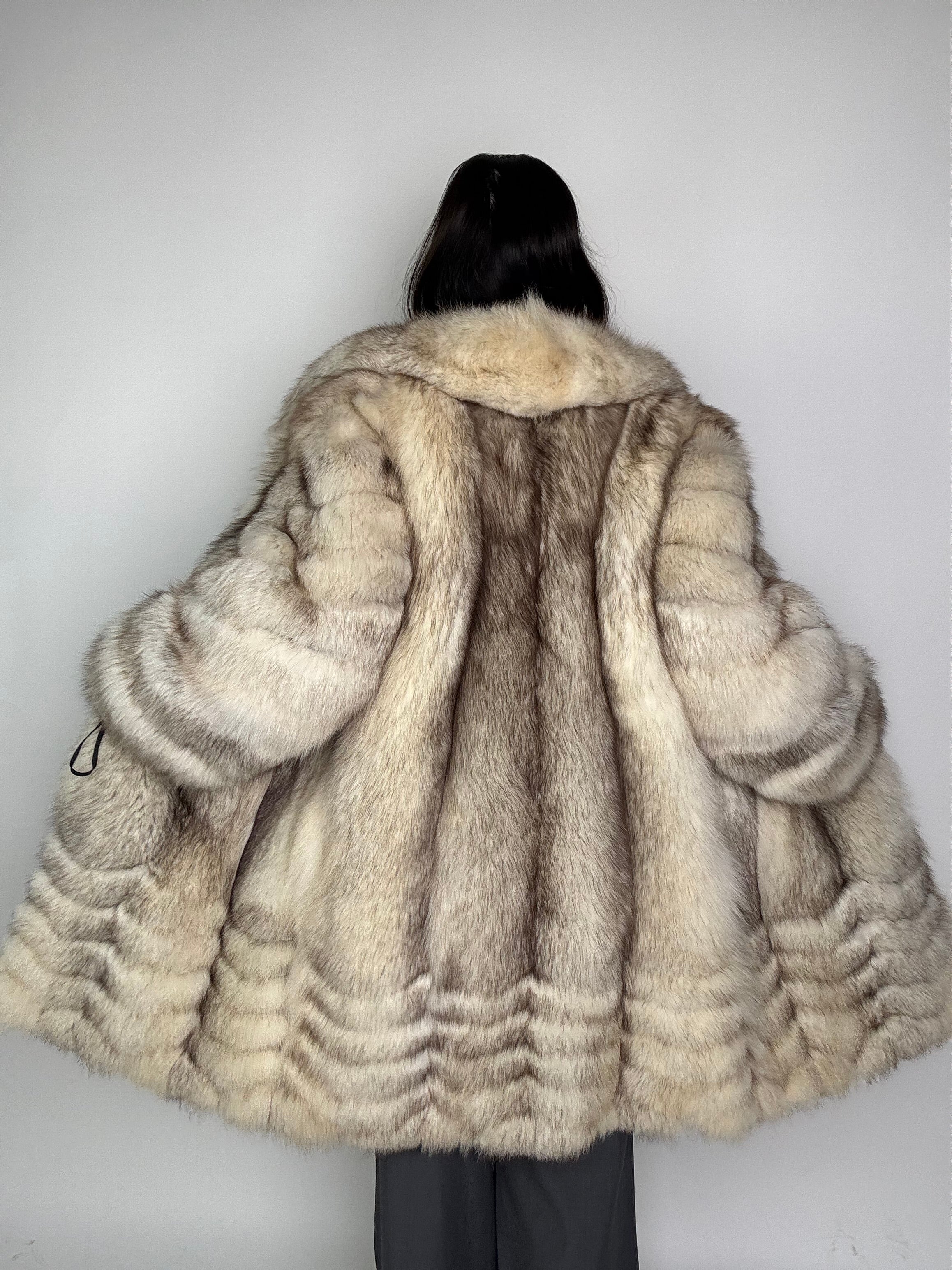 Giacca in volpe shadow N69