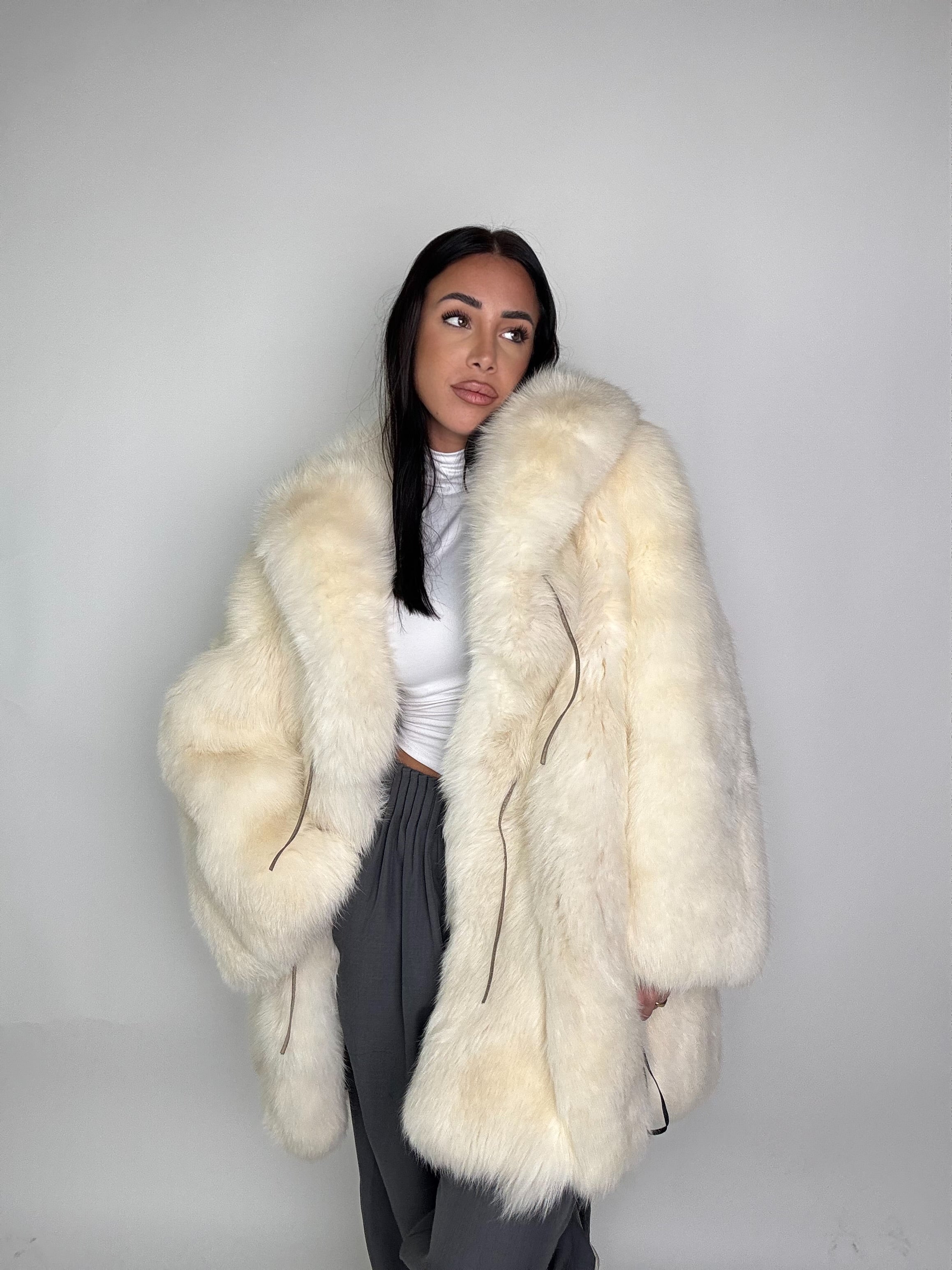 Giacca in volpe shadow N68