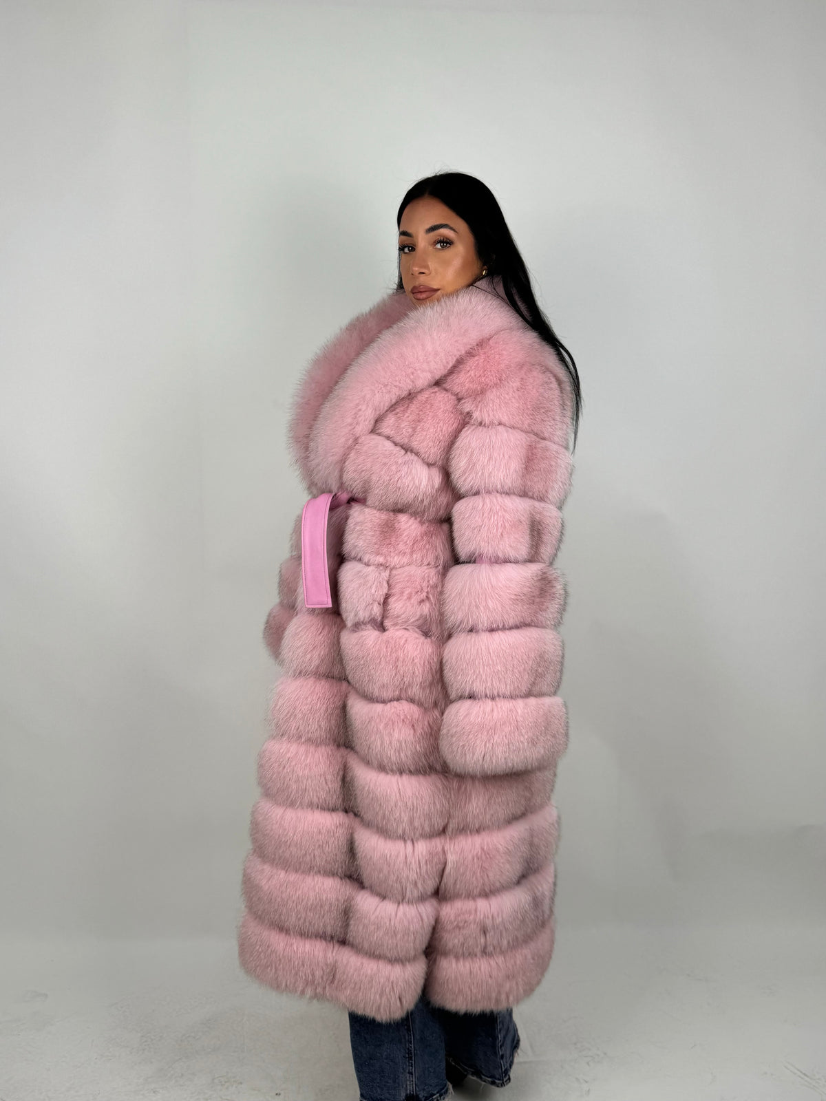 Cappotto Sandy in volpe pink