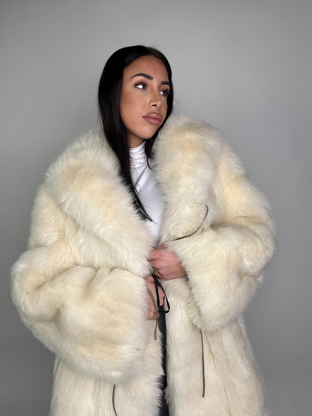 Giacca in volpe shadow N68