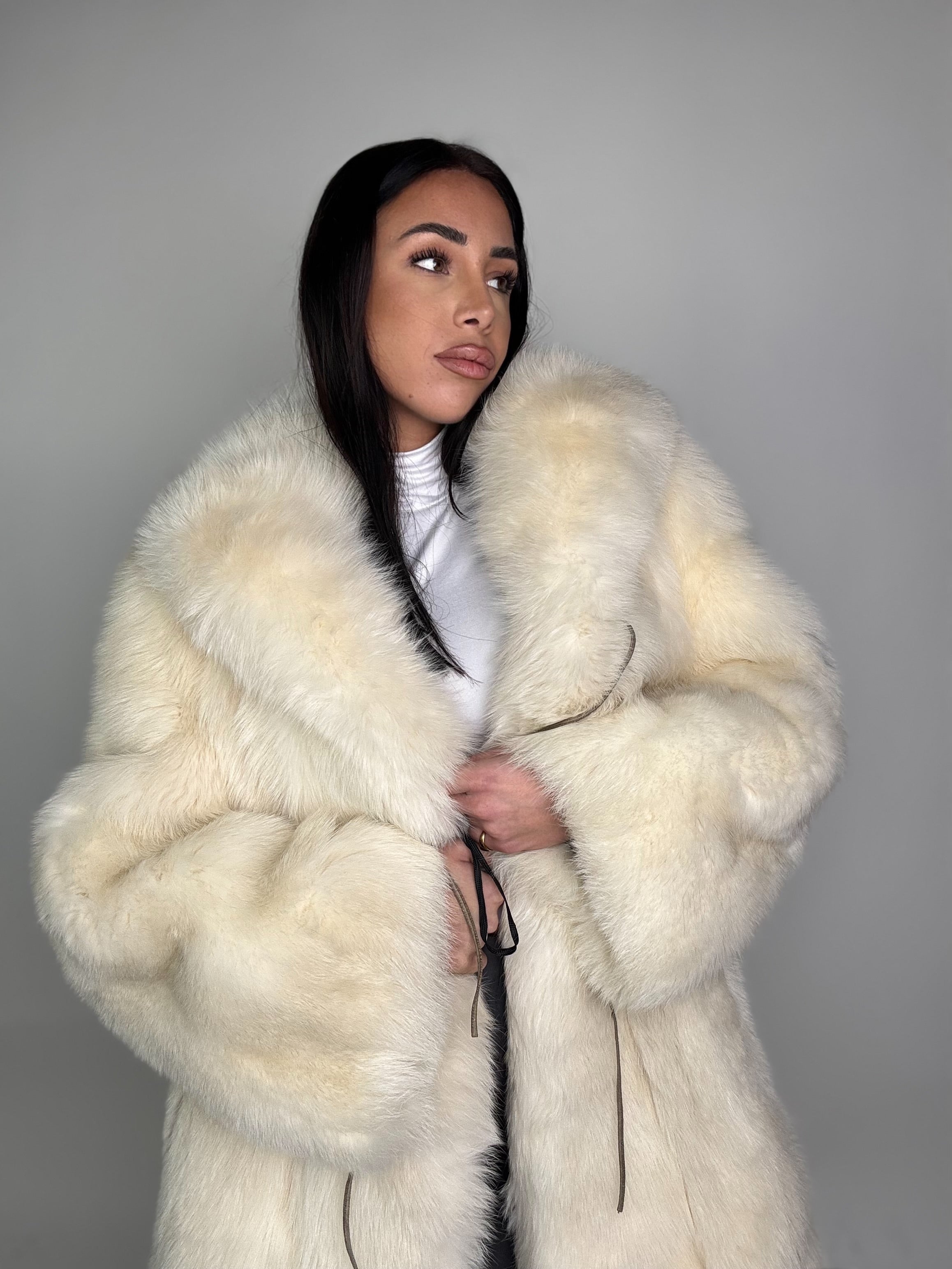 Giacca in volpe shadow N68