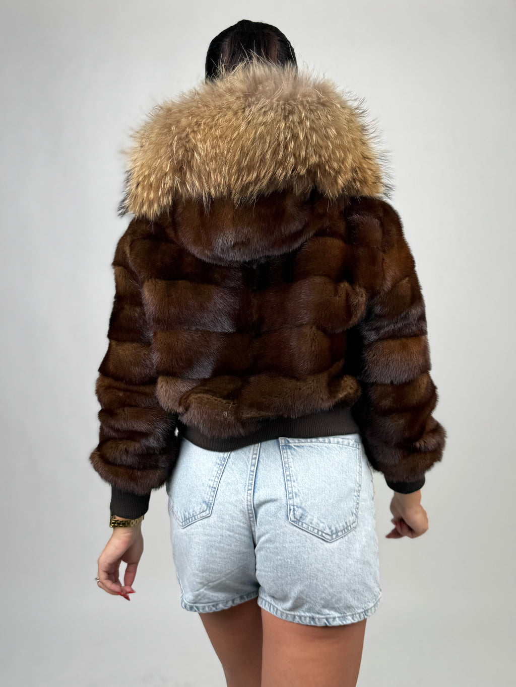Bomber in visone N159