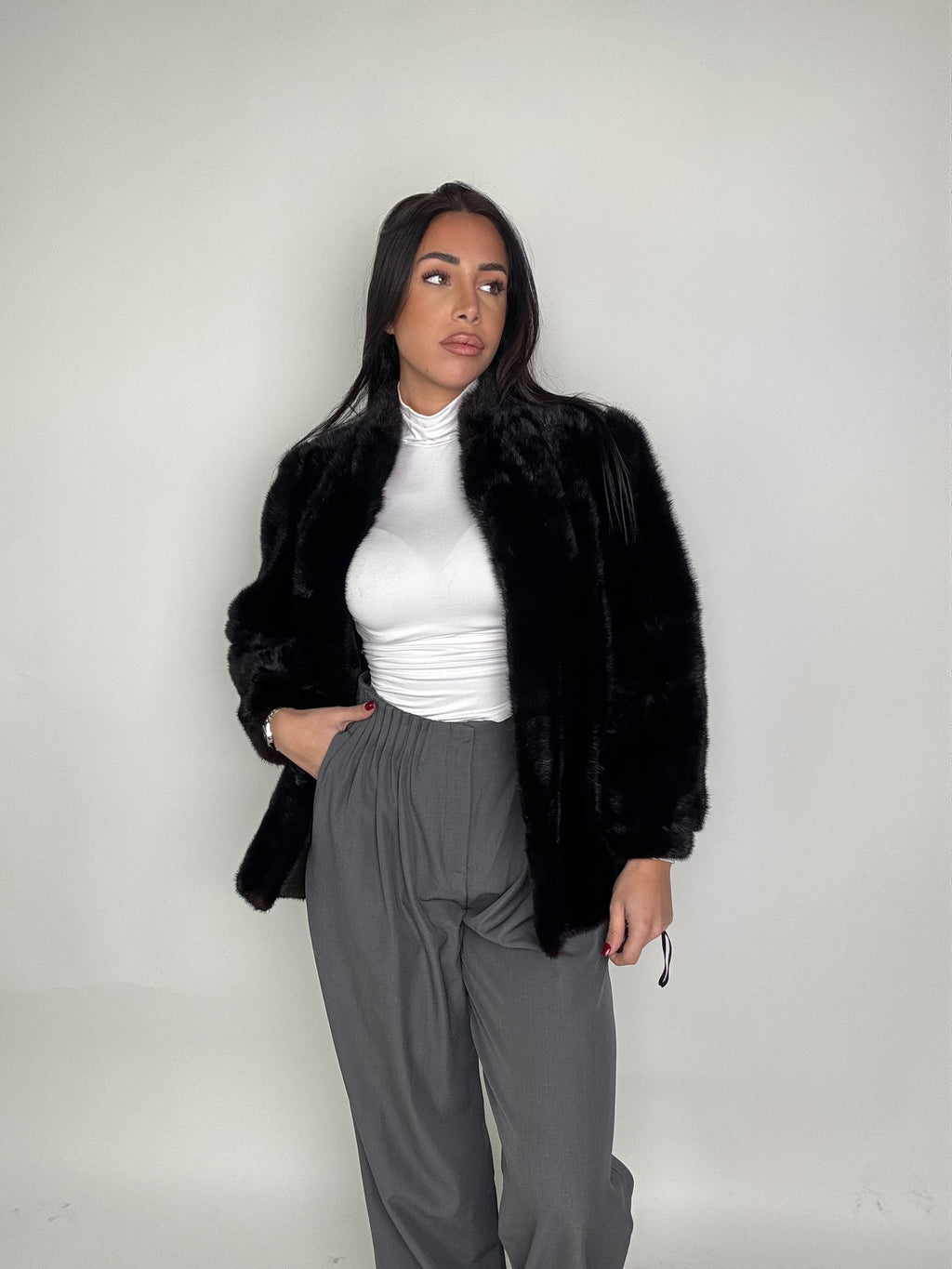 Giacca in visone N262