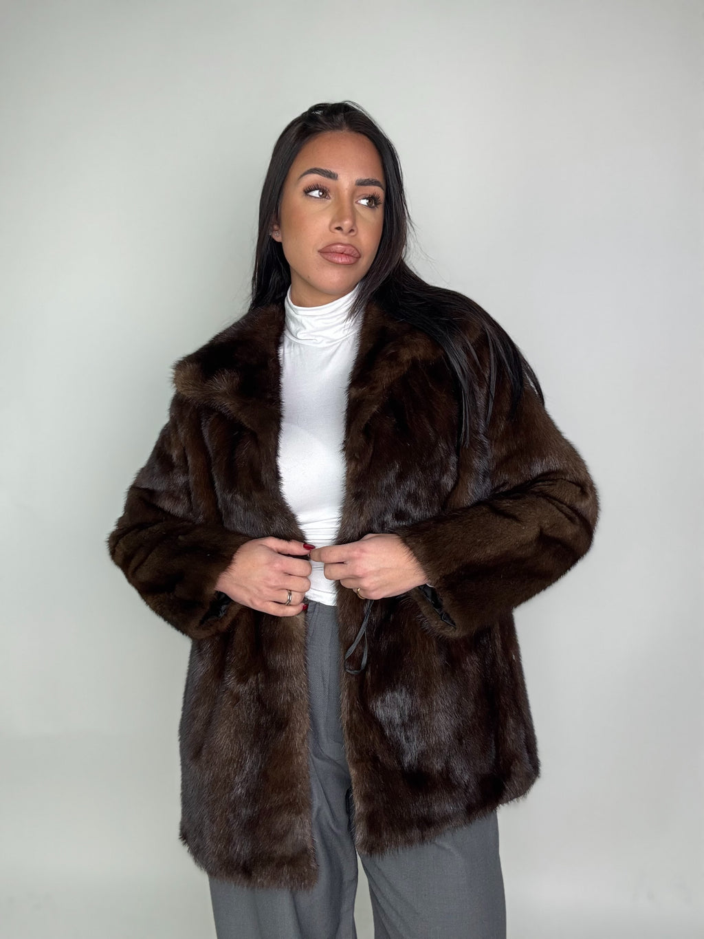 Giacca in visone N263